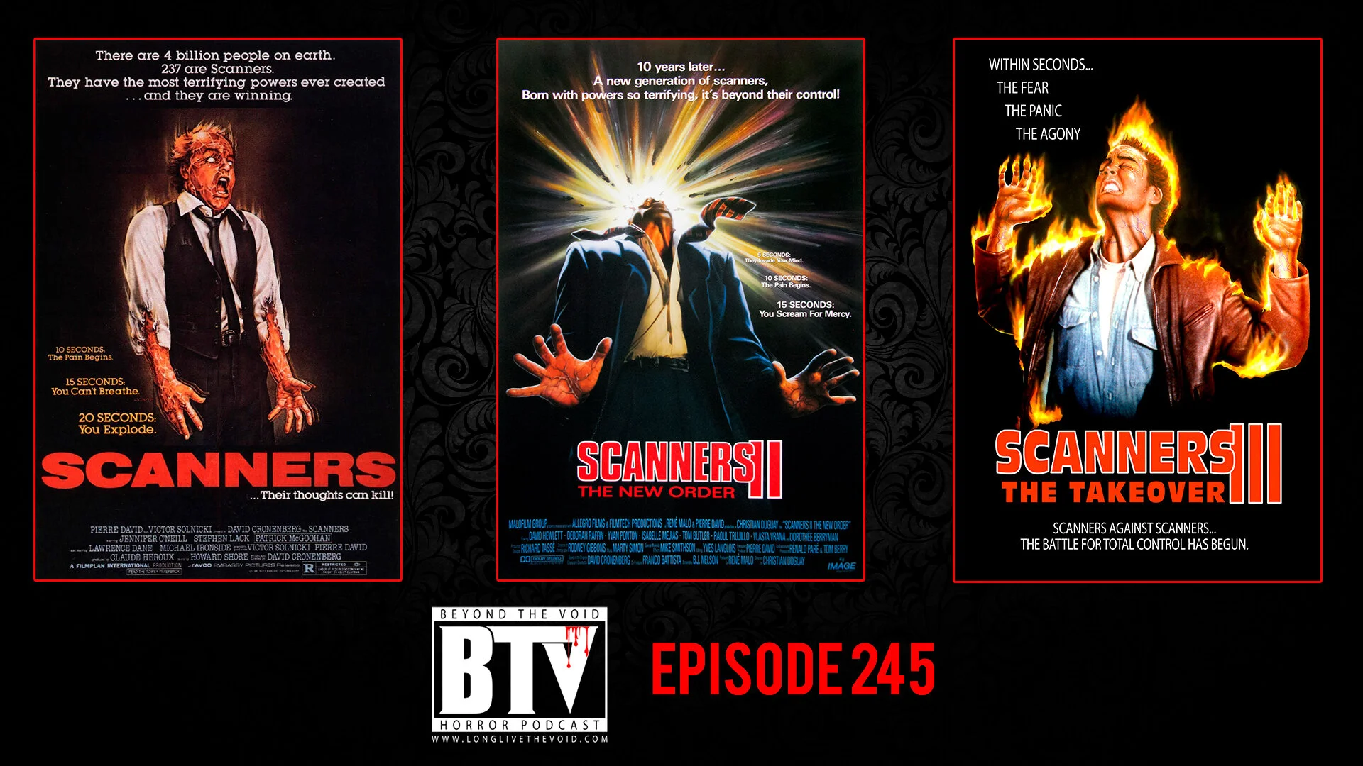 Ep245 Scanners Trilogy (1981 1991) Brain Busting Reviews + Trivia