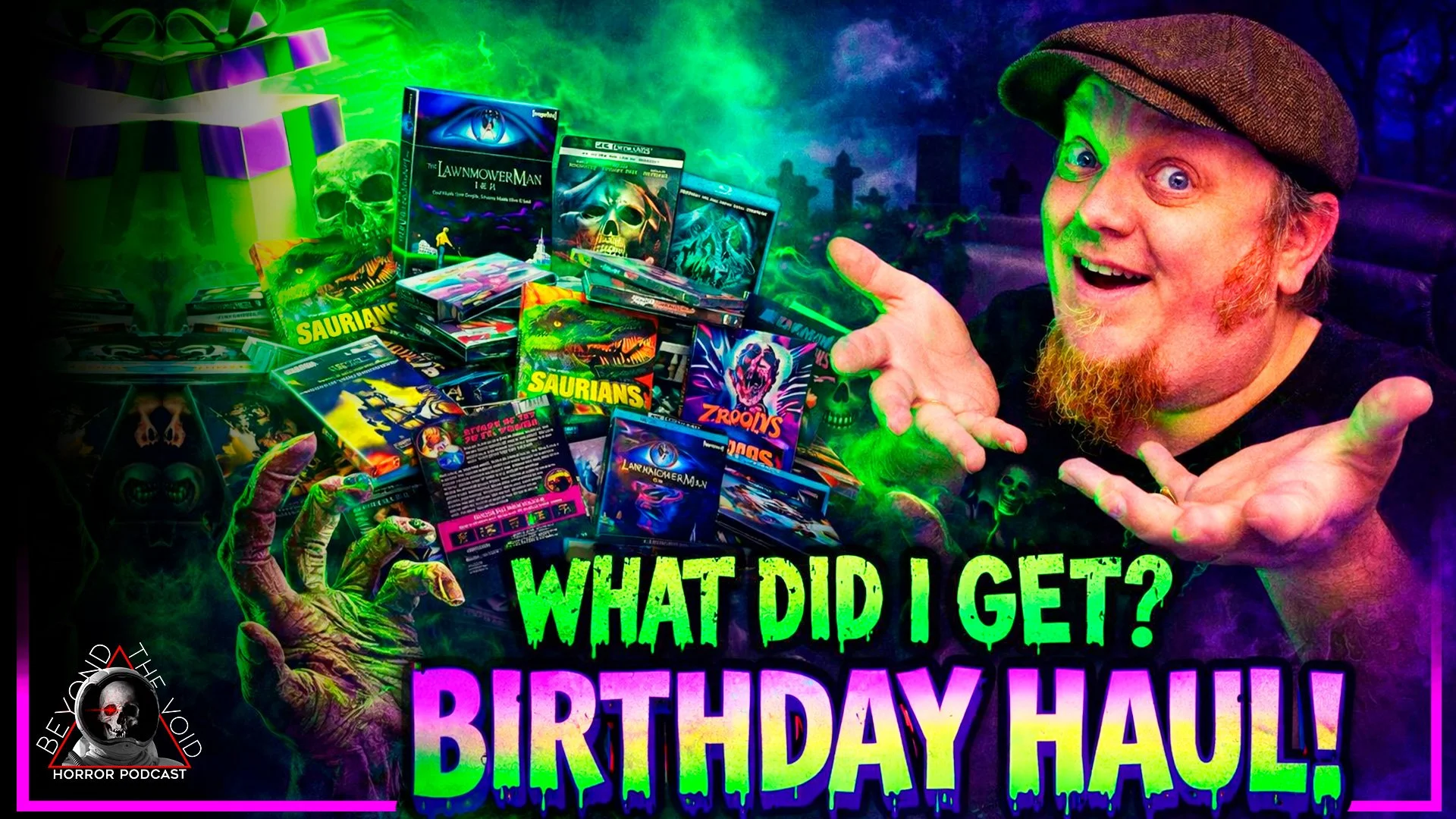 Insane Birthday Horror Movie Haul &amp; More! New Releases, 4K UHD, Tokusatsu, Blu's..