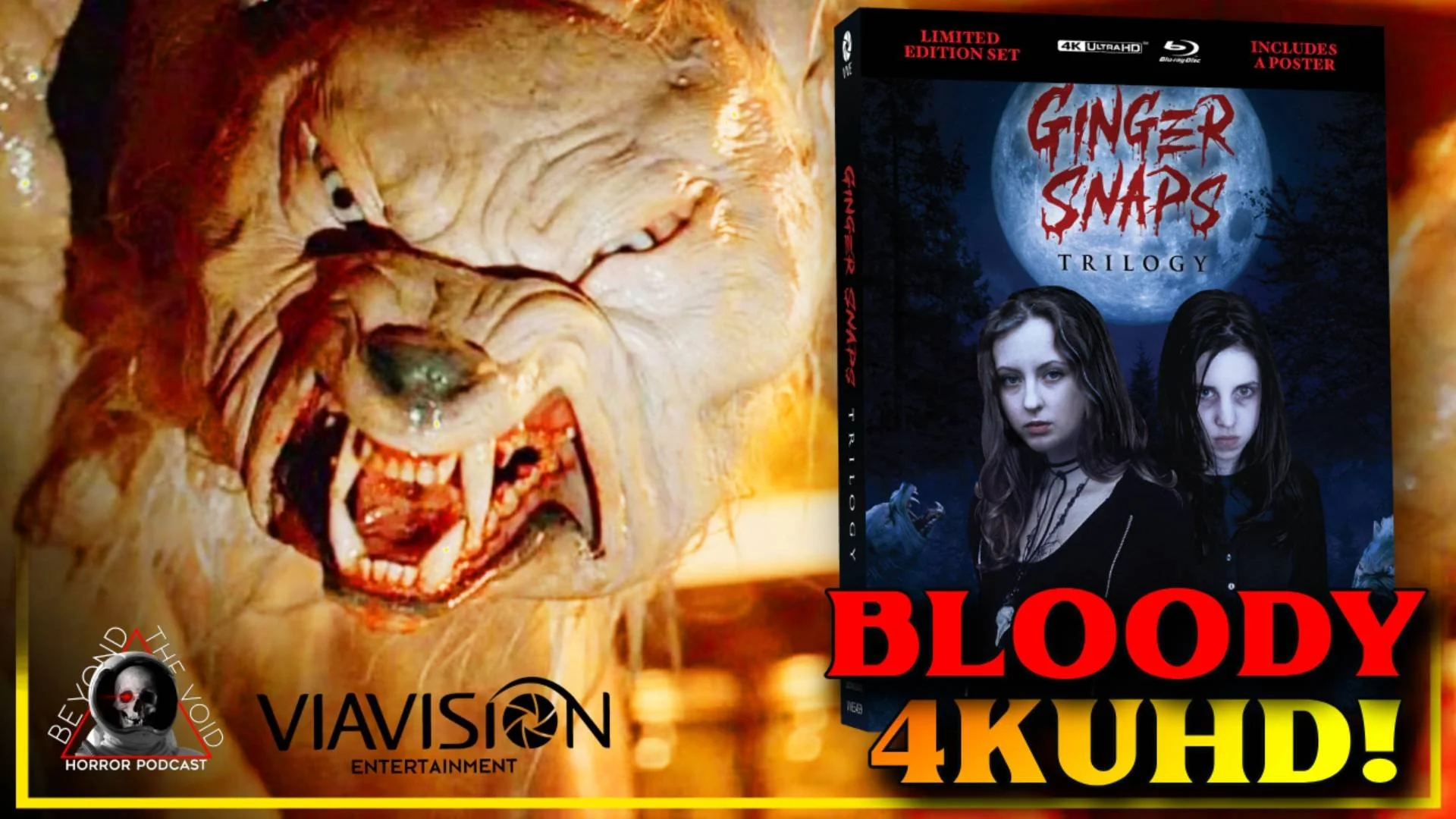 The GINGER SNAPS Trilogy 4k/Blu-ray: Is It a Must-Own for Horror Fans? VIAVISION Ent.