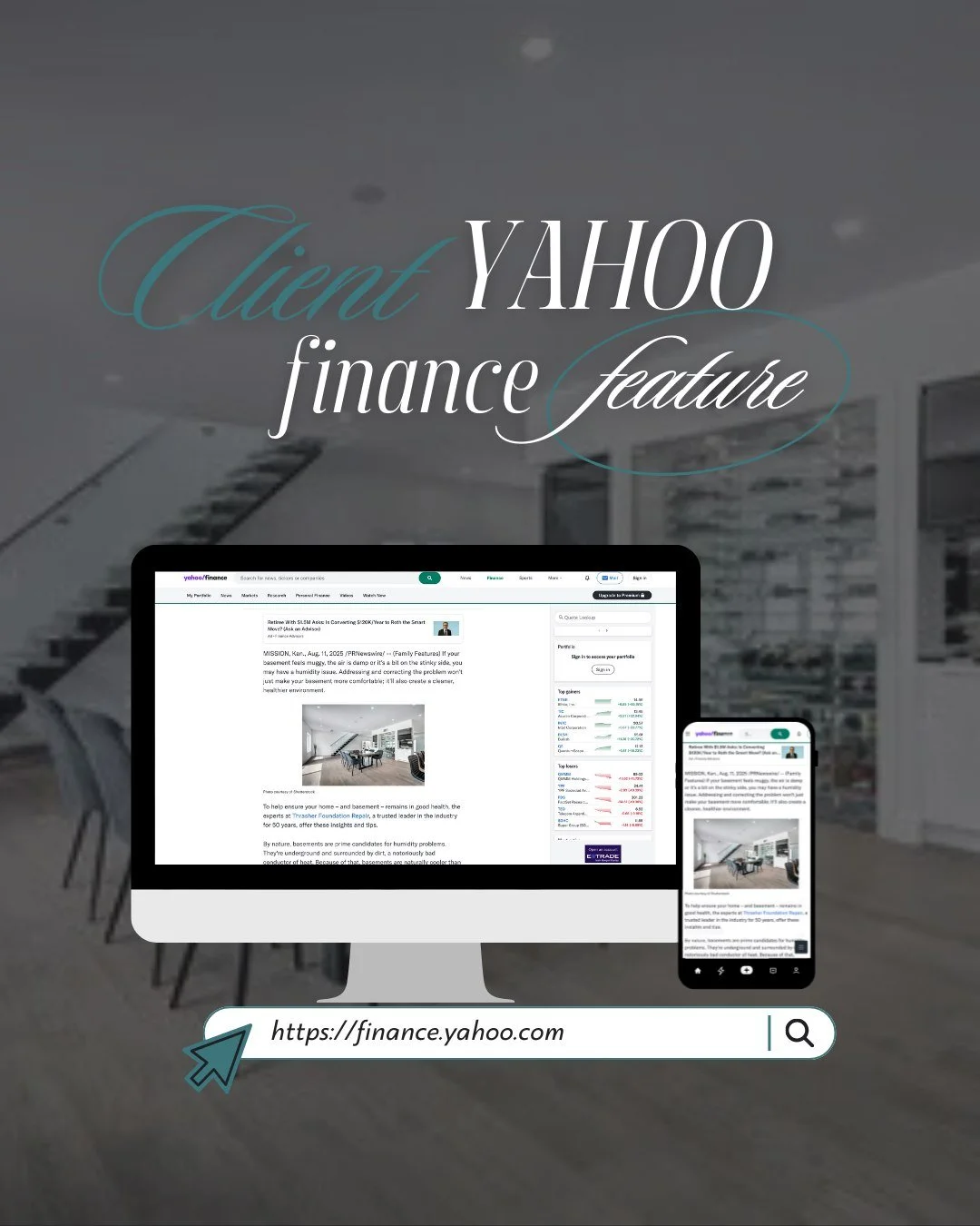 Check out our amazing client @thrasherhomerepair in @yahoofinance! ✨

To learn how to reduce humidity in your basement, click the link in our stories to read the article. 🏡

#clientfeature #pr #thrasherhomerepair #yahoofinance #omahabusiness #nebras