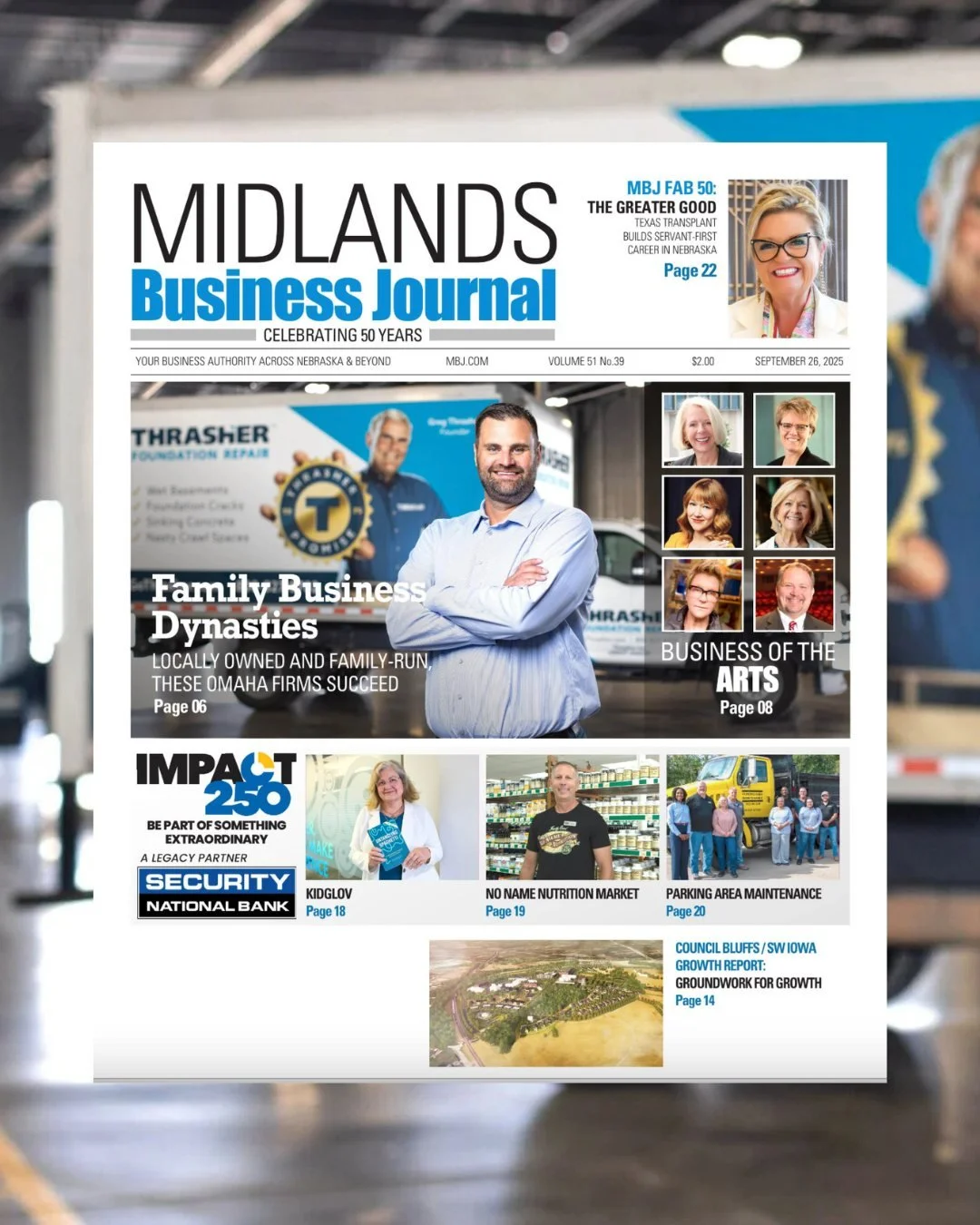 &ldquo;Built on legacy, powered by purpose.&rdquo; 💪🏽 @thrasherfoundationrepair is proud to be featured in Midlands Business Journal for its deep roots and lasting impact. Thanks @mbjpublications!

#FamilyBusiness #OmahaBusiness #ThrasherFoundation