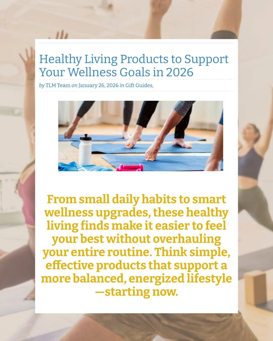 Big wellness goals, simple daily upgrades! We&rsquo;re excited to see Brik Sleep Gummies from @brik_nutrition featured in @texaslifestylemag "Healthy Living Products to Support Your Wellness Goals in 2026". From better sleep to better mood,