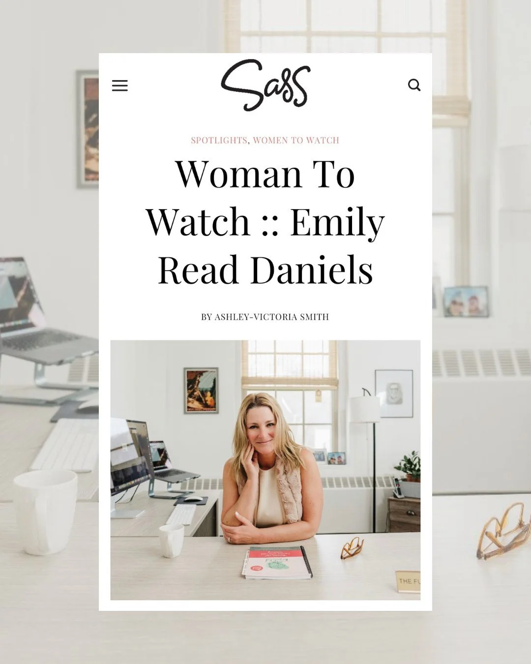 Honored to see Emily Read Daniels recognized as a Woman to Watch by @sassmagazine!
As the founder of @regulatedclassroom, Emily&rsquo;s work continues to reshape how schools support students and educators through trauma-informed, human-centered pract