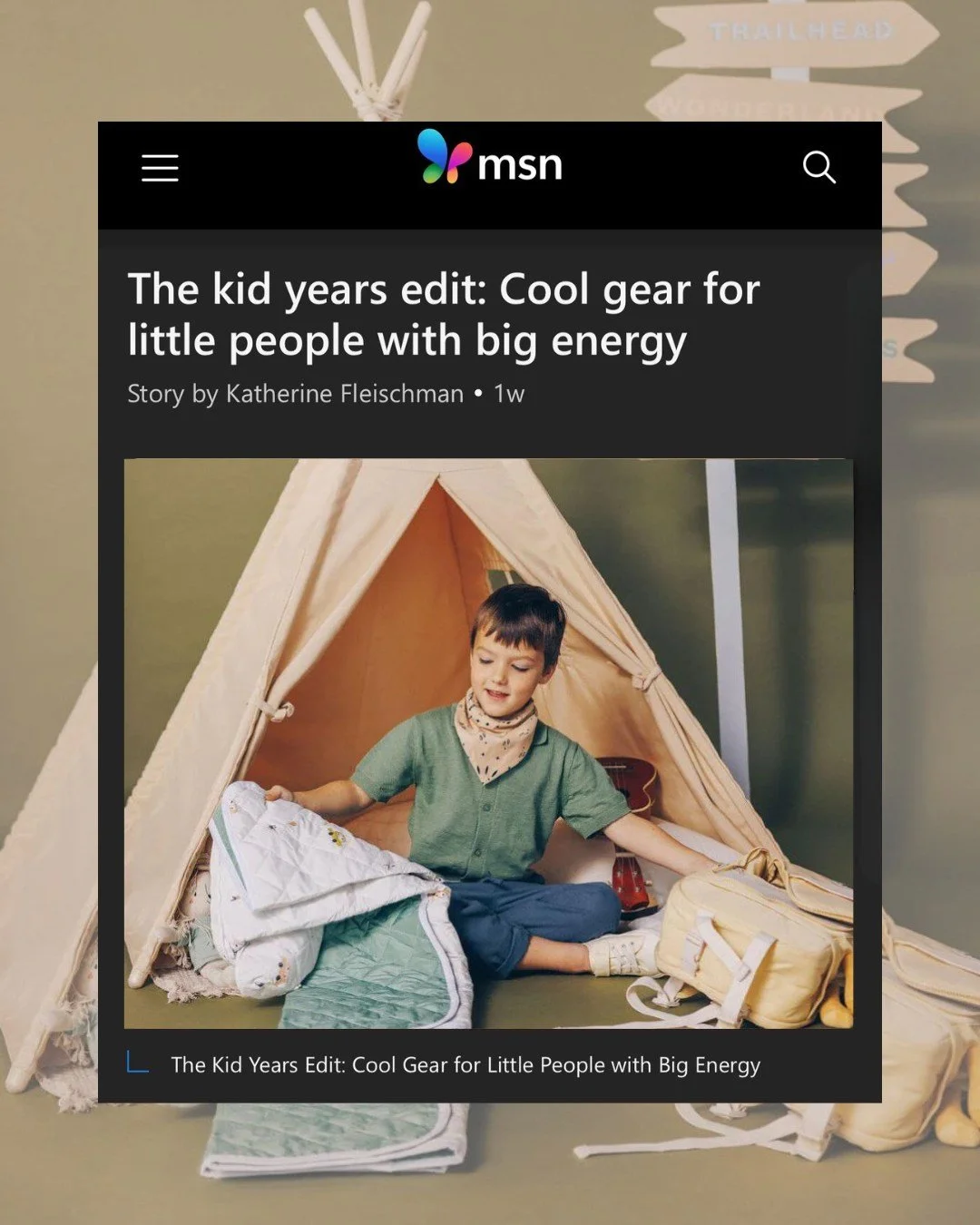 Big energy, little travelers! 🚀 @weewandertravel was featured on @msn in The Kid Years Edit, spotlighting cool, practical gear made for families on the go. We love seeing thoughtful design get the spotlight it deserves.