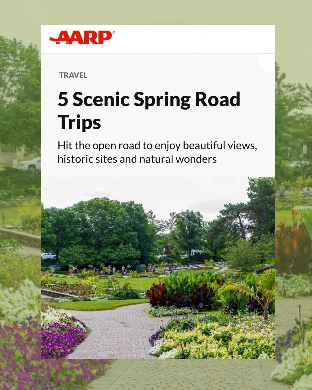 A spring stop worth the detour 🌸✨@arbordayfarm was featured in @aarp as a must-visit destination in their 5 Scenic Spring Road Trips piece!