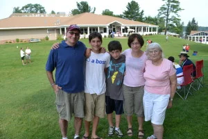 Mark, Alex, Jacob, Ruth and Evelyn Harris (z”l)