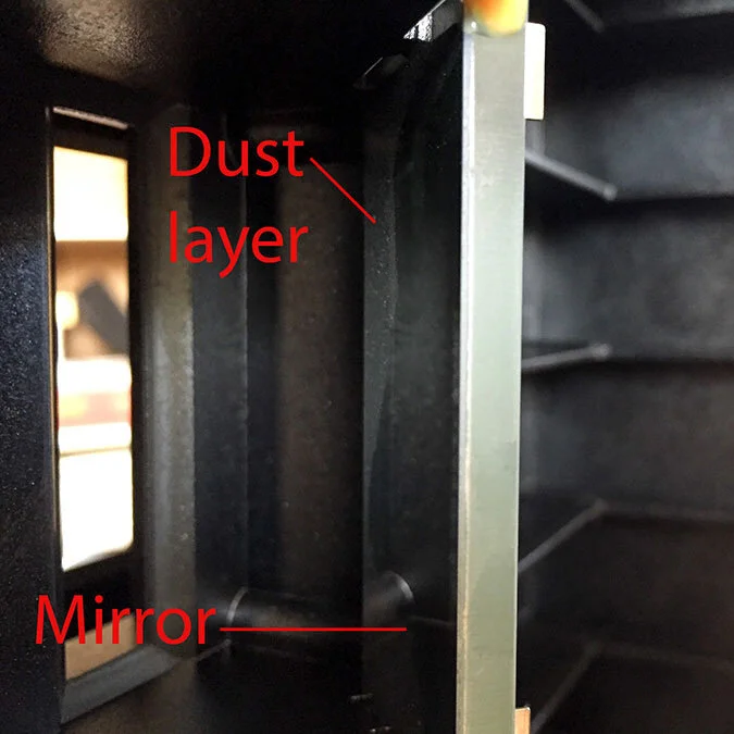 Cleaning mirror and lens on the Nikon Coolscan 9000