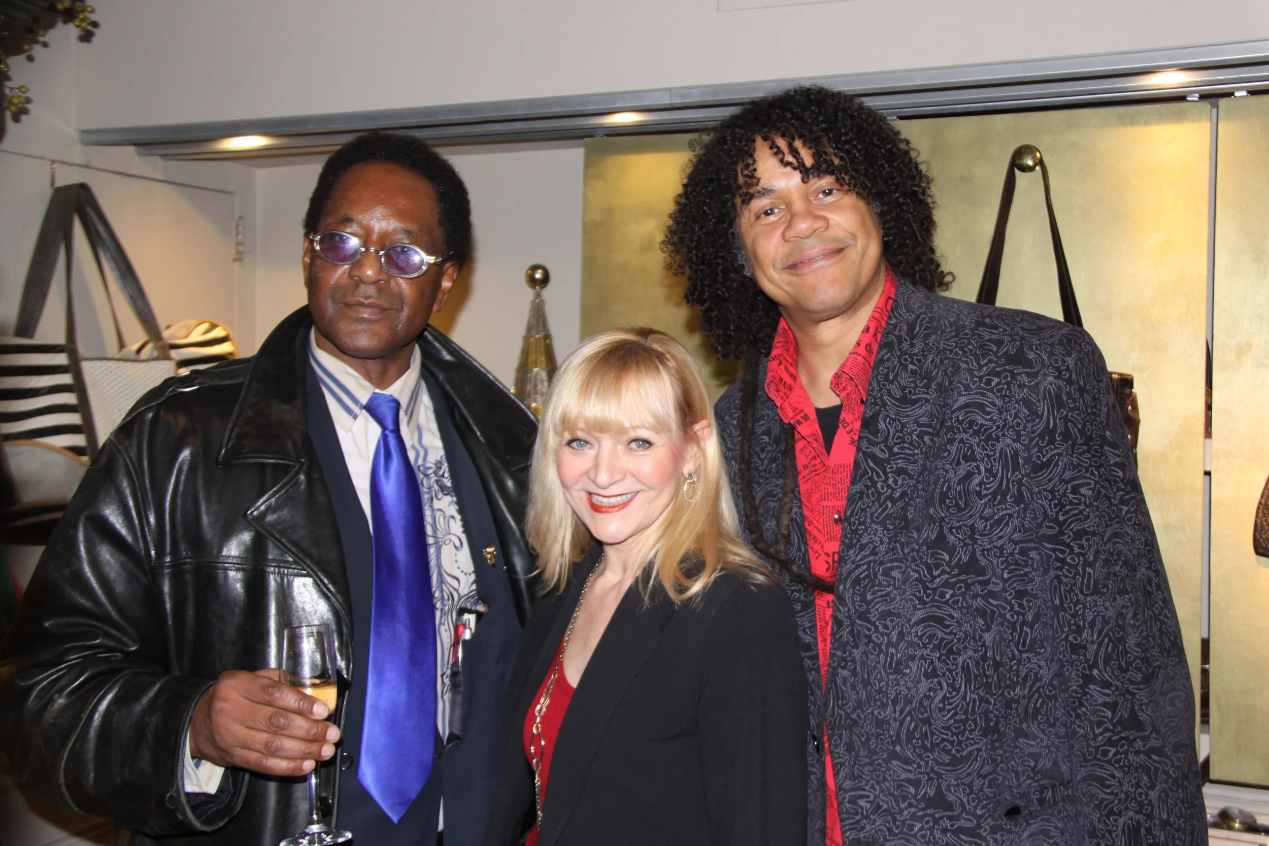  with Leo Holder (right) at Perez Sanz Event 