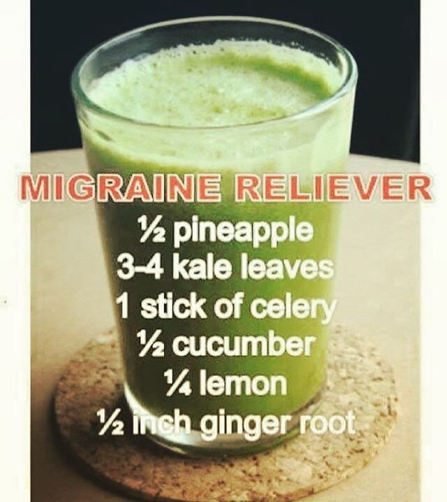 Healthy Life. Make your own chemical-free medicine. Use organic produce when possible.  #migrainerelief #medicines #healthyrecipe #yourhealthyourwealth #headacheremedy #headacherelief #mothernatureheals #organicfood #celeryjuice🌱 #pineapple #gingerr