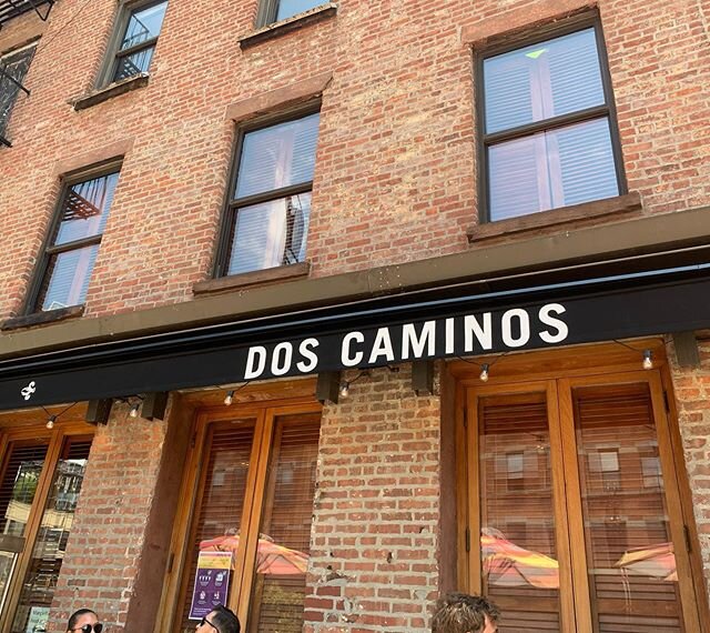 Sunday Funday. Perfect lunch.  #nyclunch #doscaminos #gaansevoort #mexicanfood #14thstreet #summerinthecity #lunch #perfectday #guacamole #margaritas