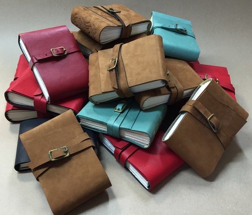 CHAD ALICE HAGEN Hand bound books and resist dyed felt