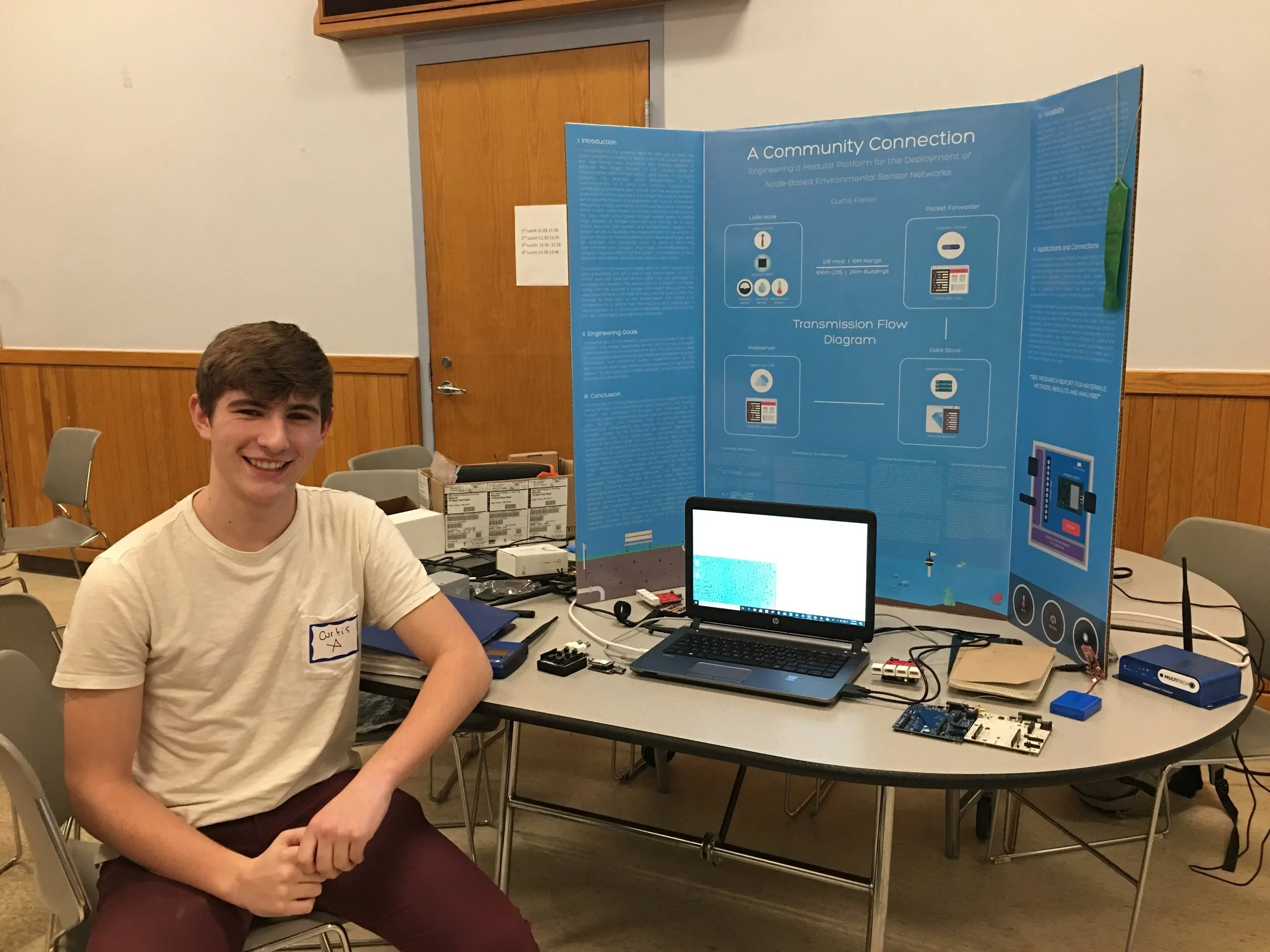  Curtis Fisher wins grand prize at Martha's Vineyard Regional High School Science Fair