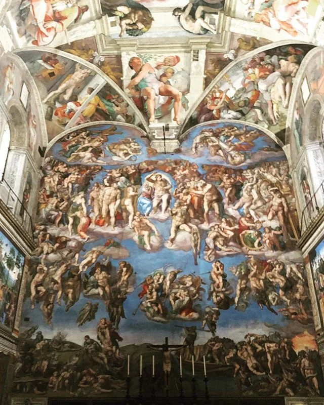 Frescos so fresh. // #SistineChapel #Michaelangelo #EugeneInVatican