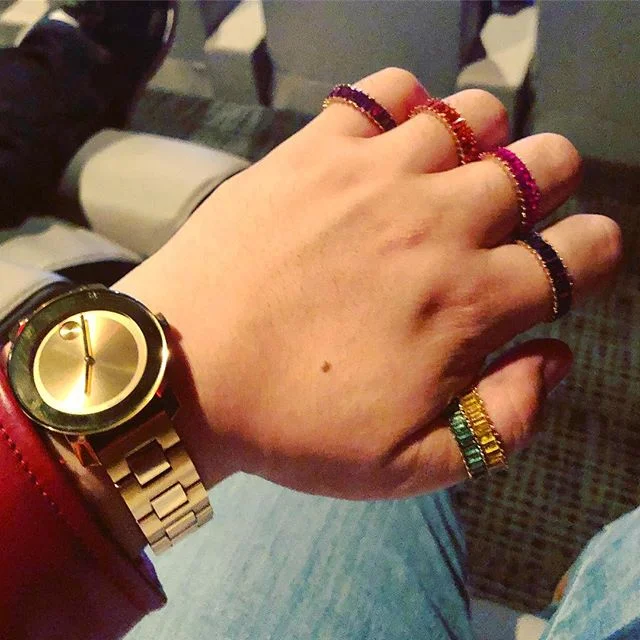 My allergy meds didn&rsquo;t seem to work today. Neither did my infinity stones. // #InfinityRings #EndGame #MarvelMondays #AvengersStrong #BladderStronger