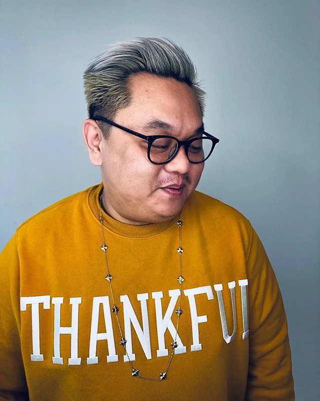 THANKFUL. // #SweaterByGene #MarthaWouldBeProud #HomemadeHandmade #SweaterWeather #FreshCuts #ThankfulThursday ✂️📷 by @lina.in.sugarland @toniguyfirstcolony
