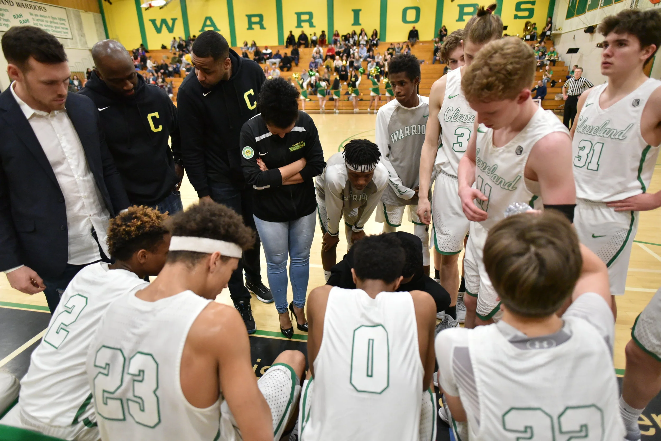 1st annual White Out game 2017-18