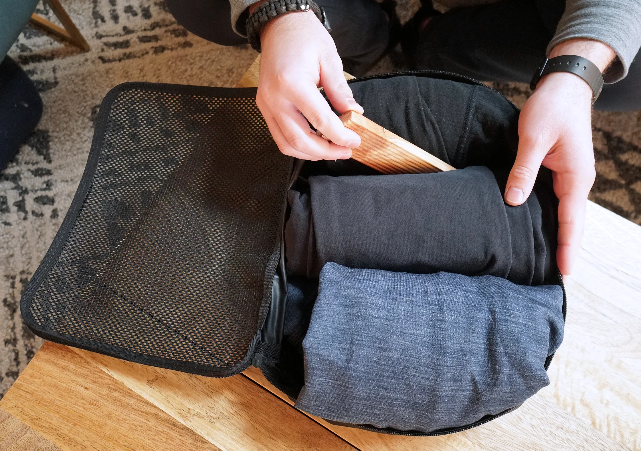 pack hacker packing cubes