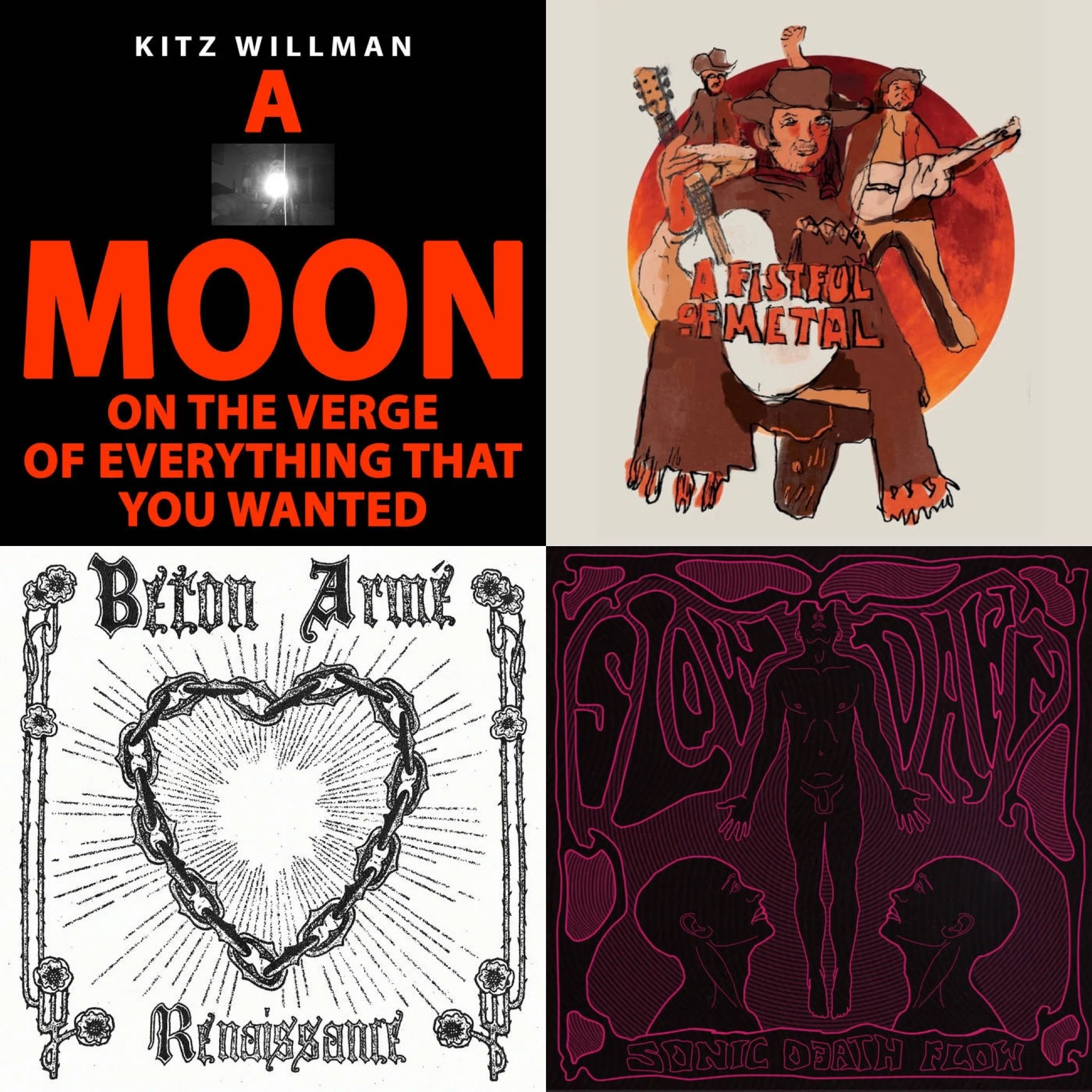 Kitz Willman, The Bobby Tenderloin Universe, Béton Armé, and Slow Dawn