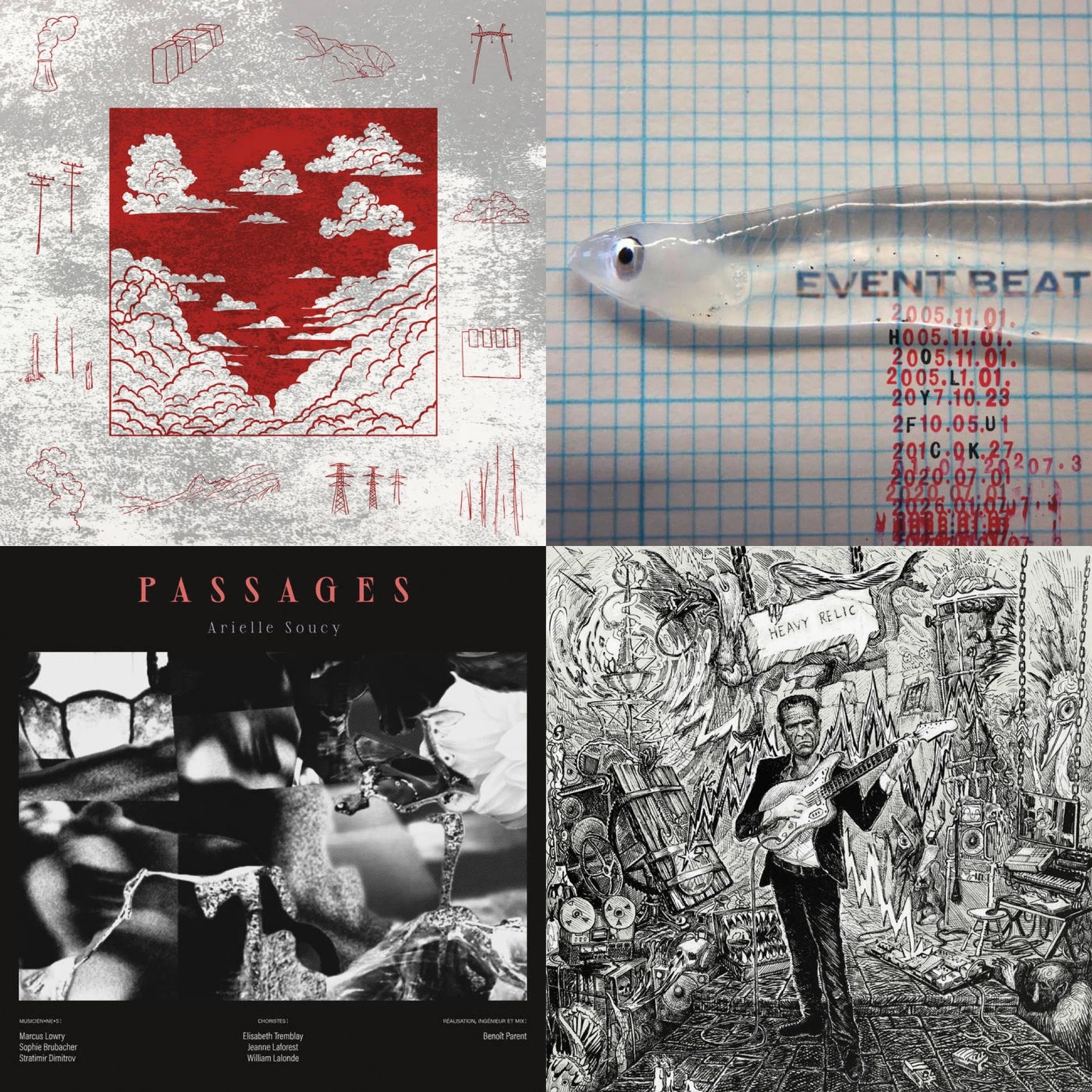 Closed City, Holy Fuck, Arielle Soucy, and Bossanova Frankenstein