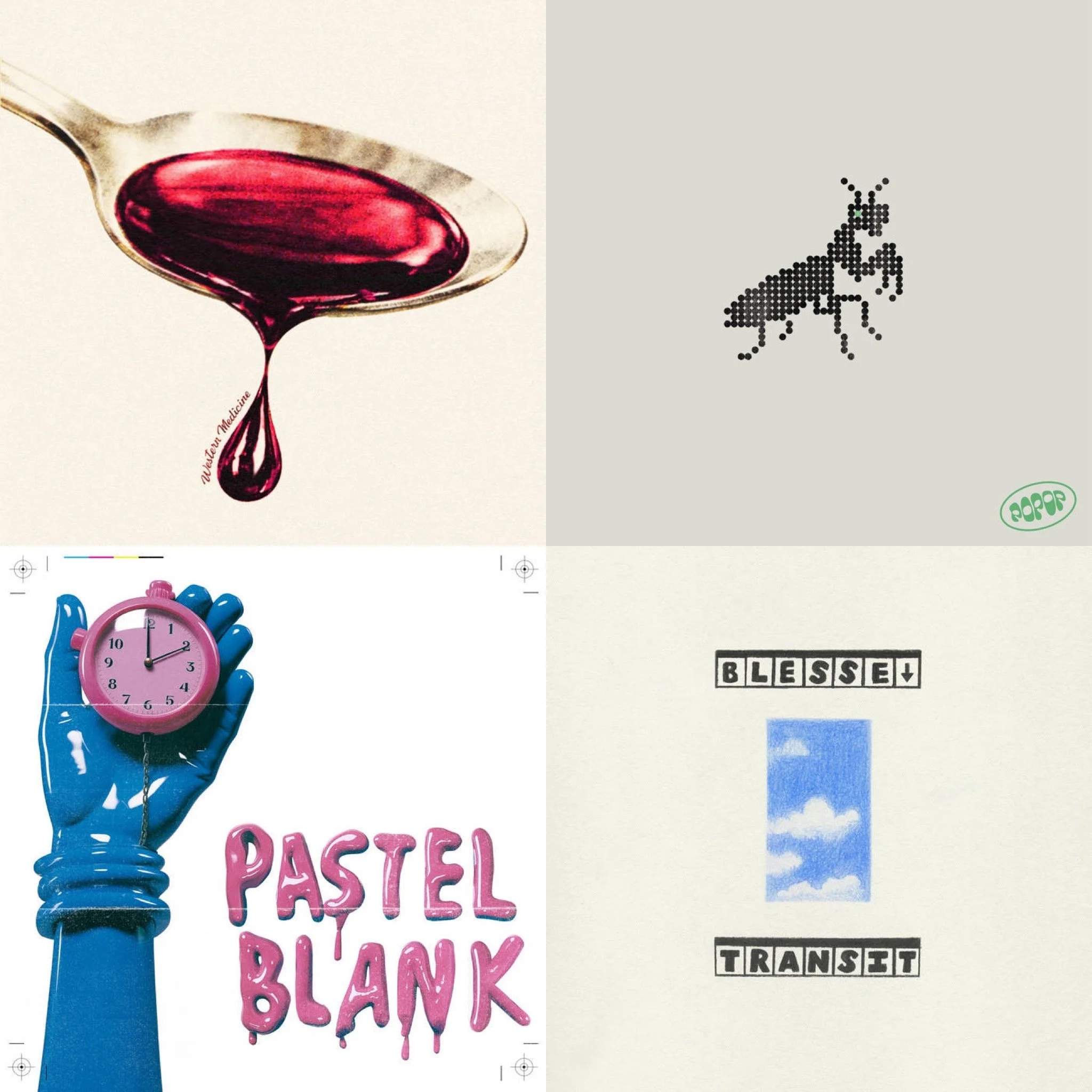 Daniel Isaiah, Ping Pong Go, Pastel Blank, and blesse