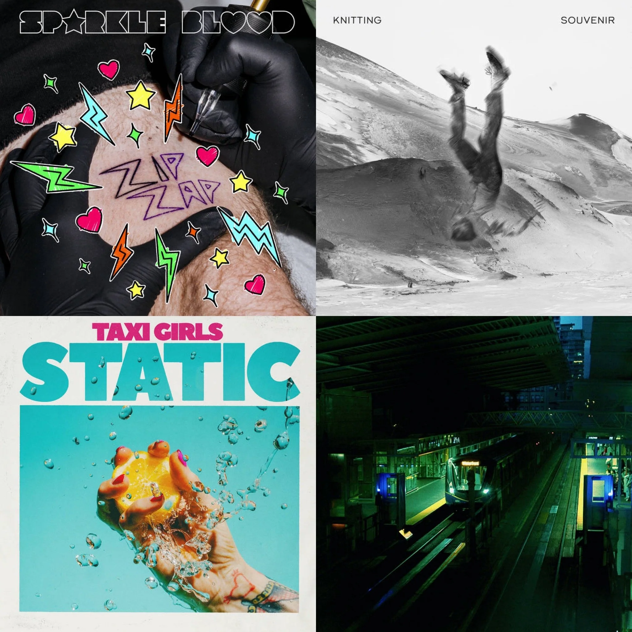 SPARKLE BLOOD, knitting, Taxi Girls, and Void Comp
