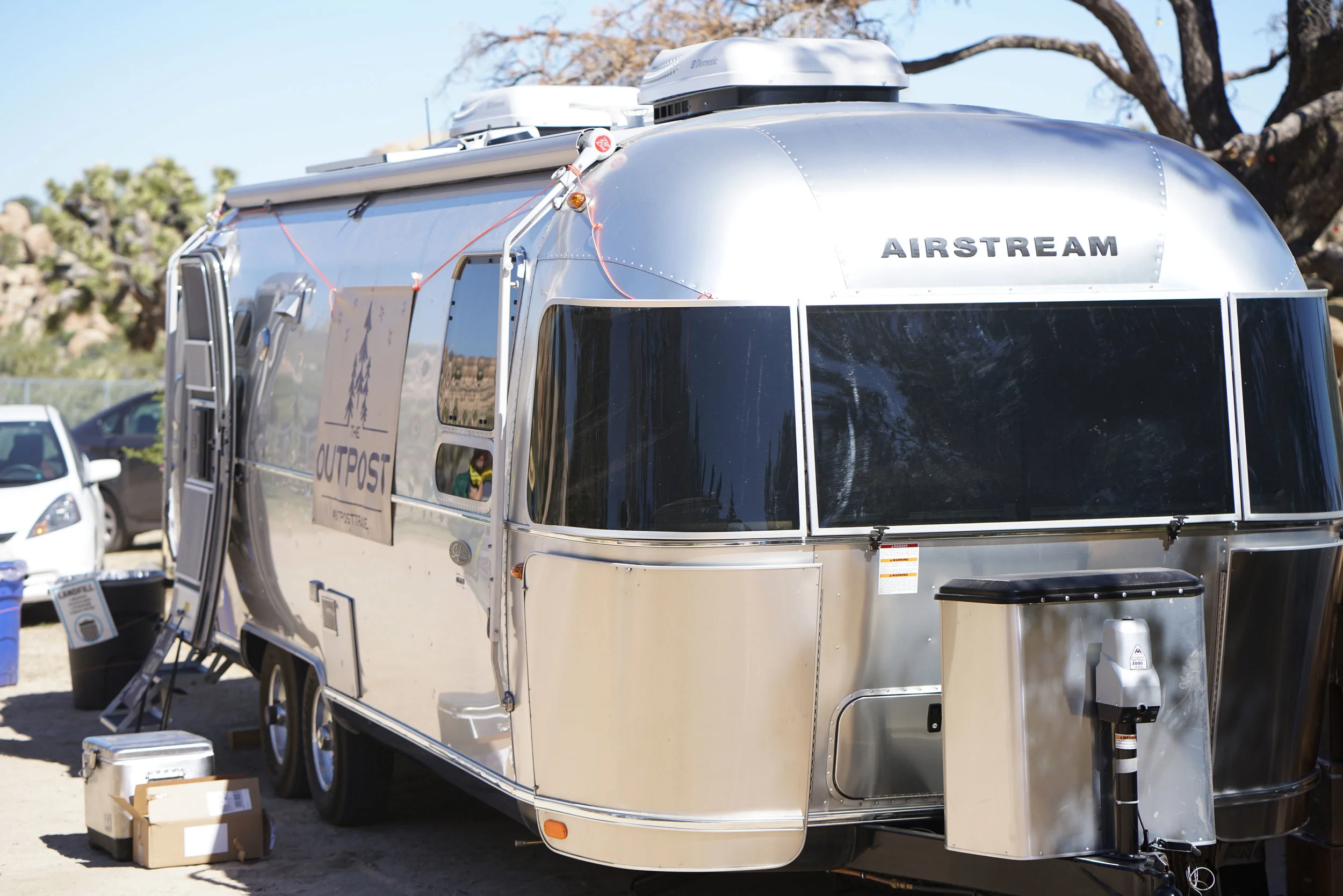 Home base courtesy of our friends at Airstream !