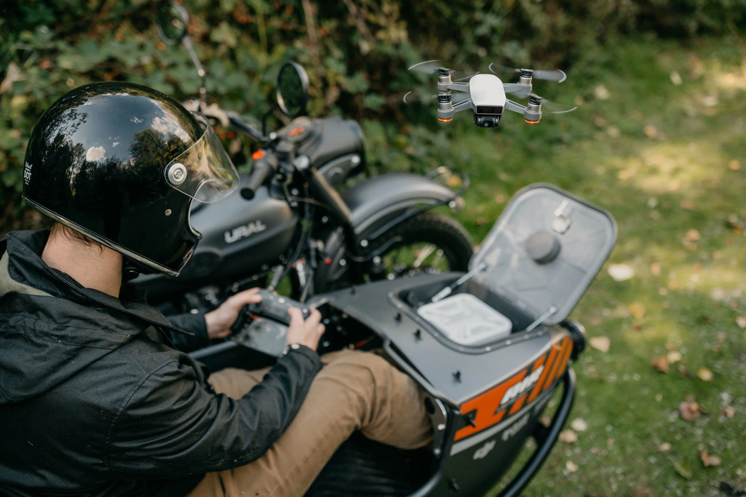 best drone for motorcycle