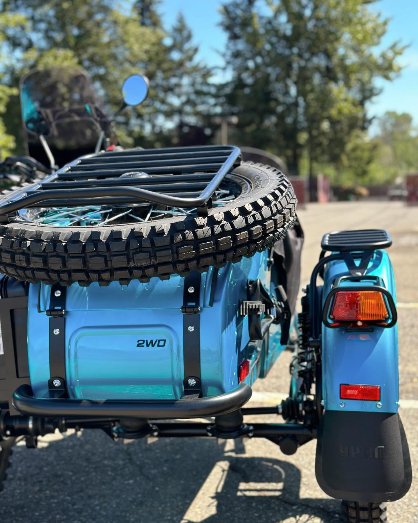 Caribbean Blue going home today 🌞  #uralmotorcycles