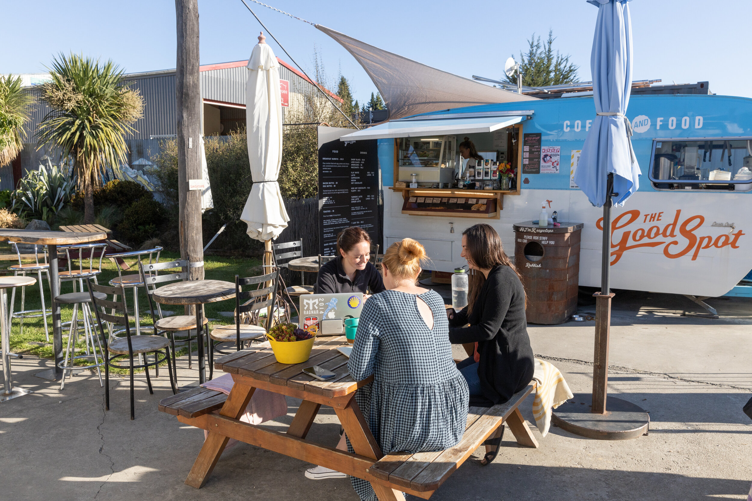  The Cell Coworking Space shares a garden with a food truck serving amazing coffees and treats. Perfect for meetings, change of atmosphere, or a wee break. 