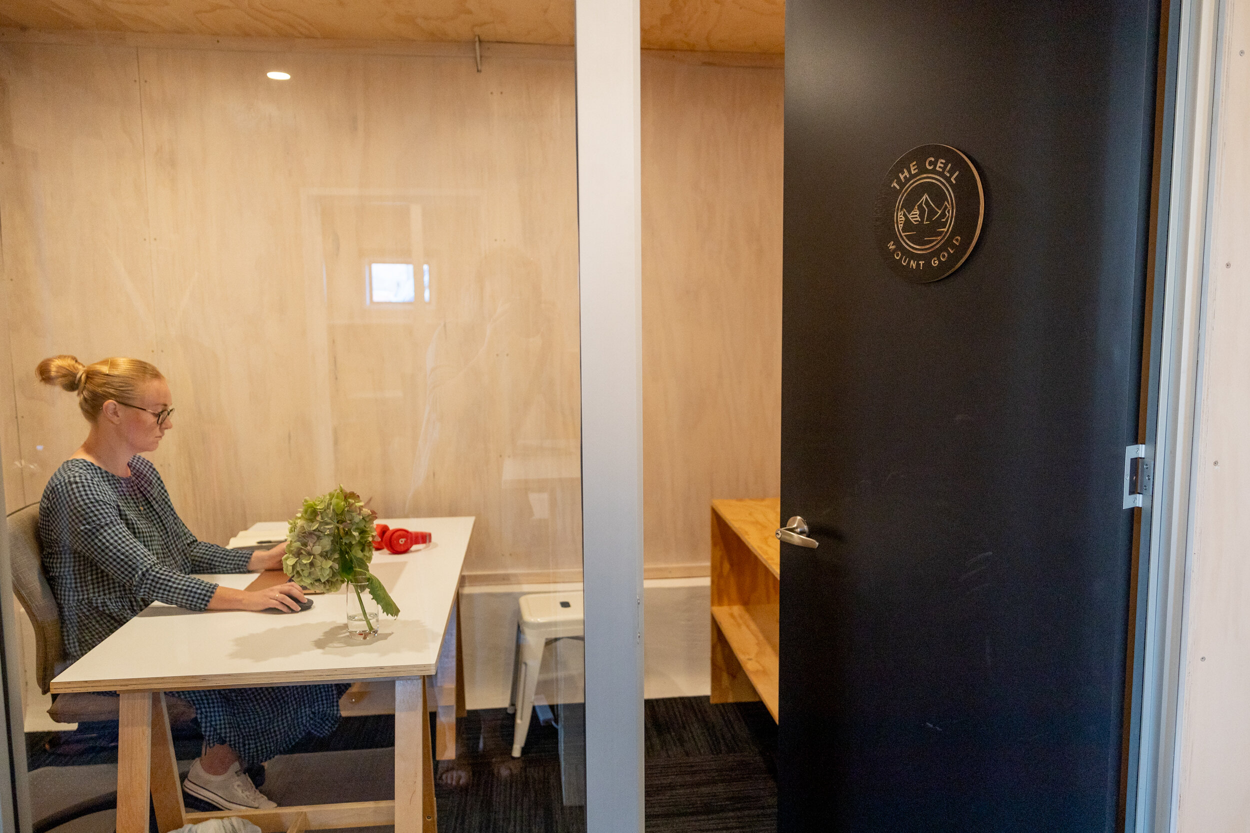  The Cell Coworking Space has 4 private offices varying in size, shape and occupancy. 