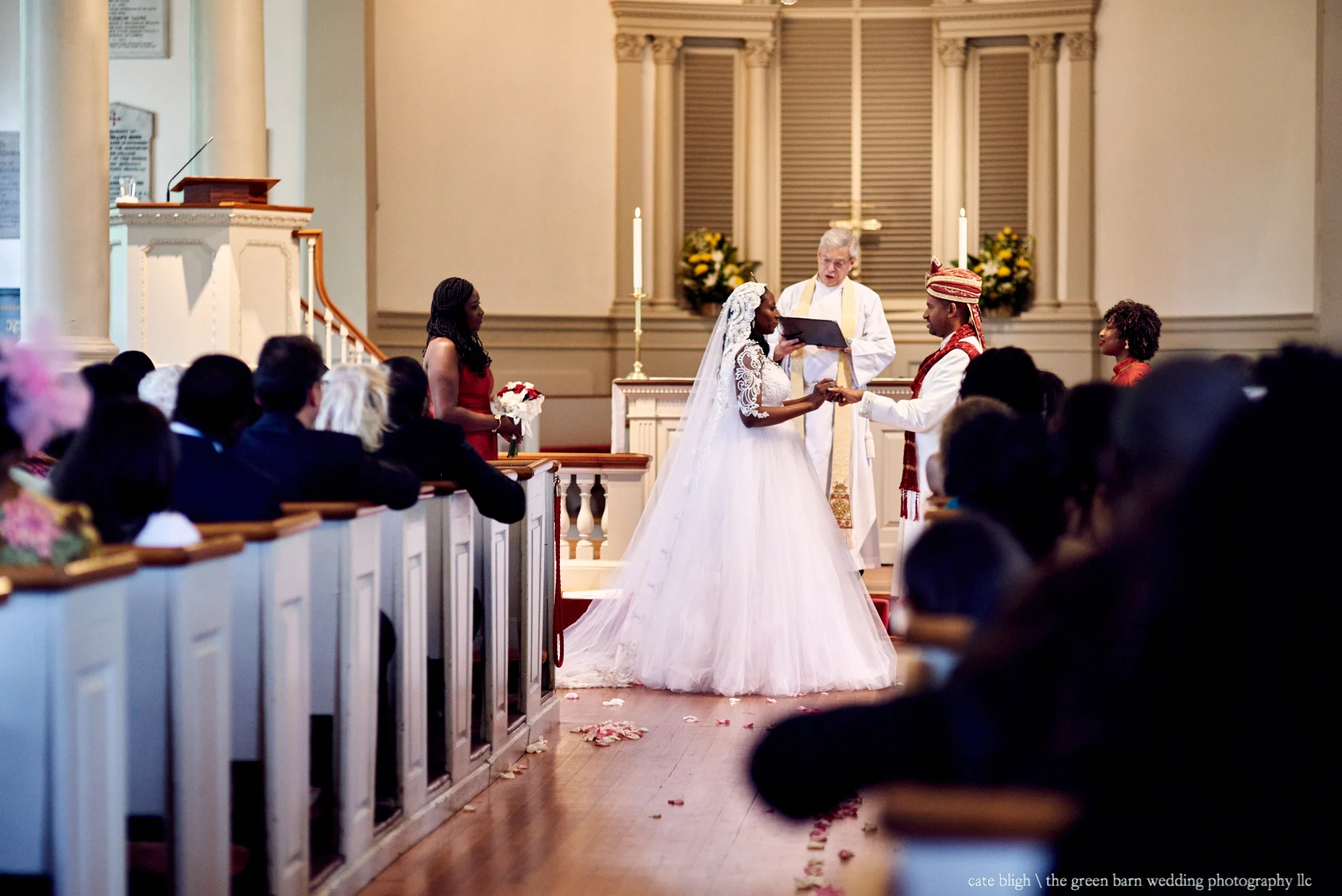 Serah and Onche's wedding at Christ's Church in Cambridge, Massachusetts