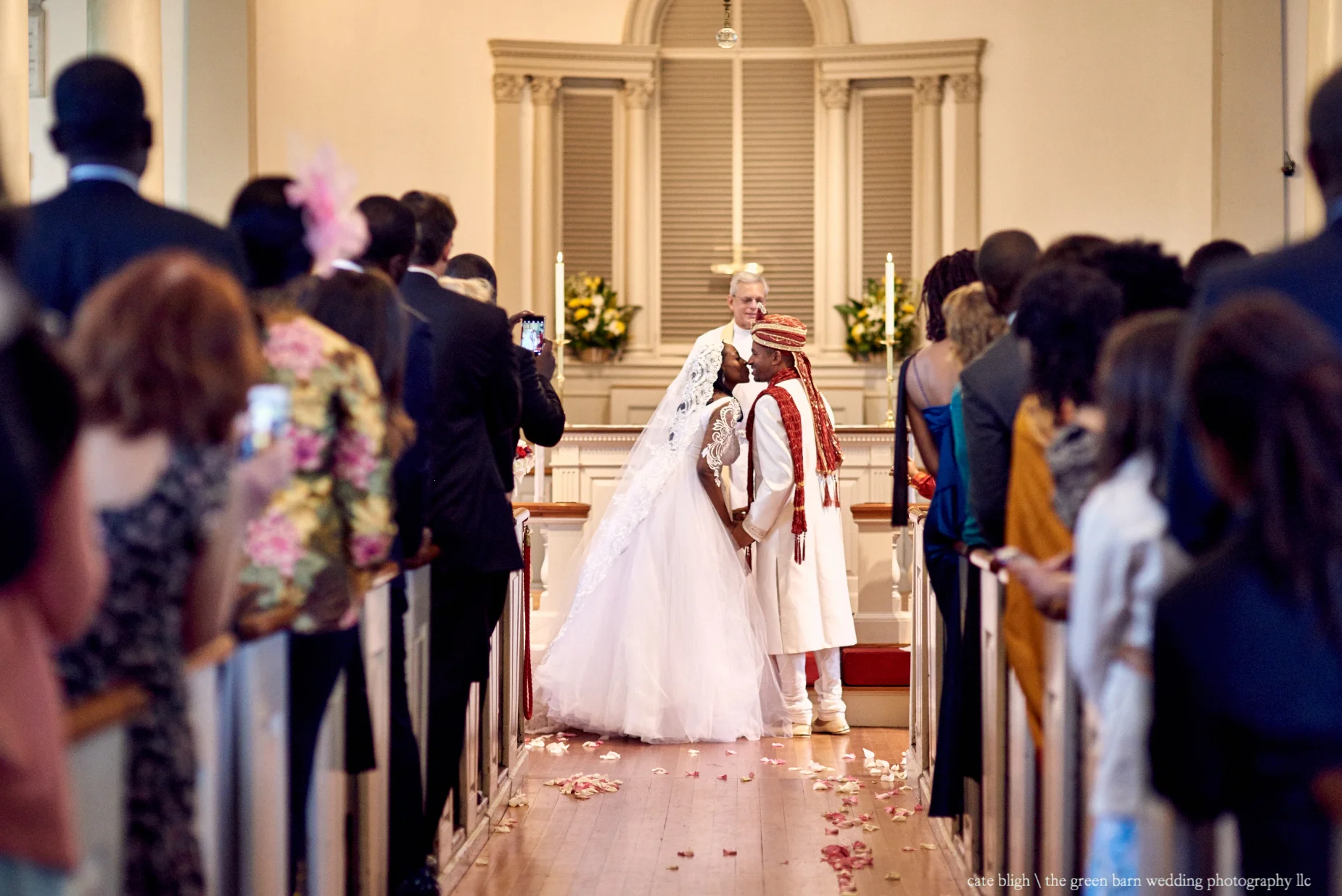 Serah and Onche's wedding at Christ's Church in Cambridge, Massachusetts