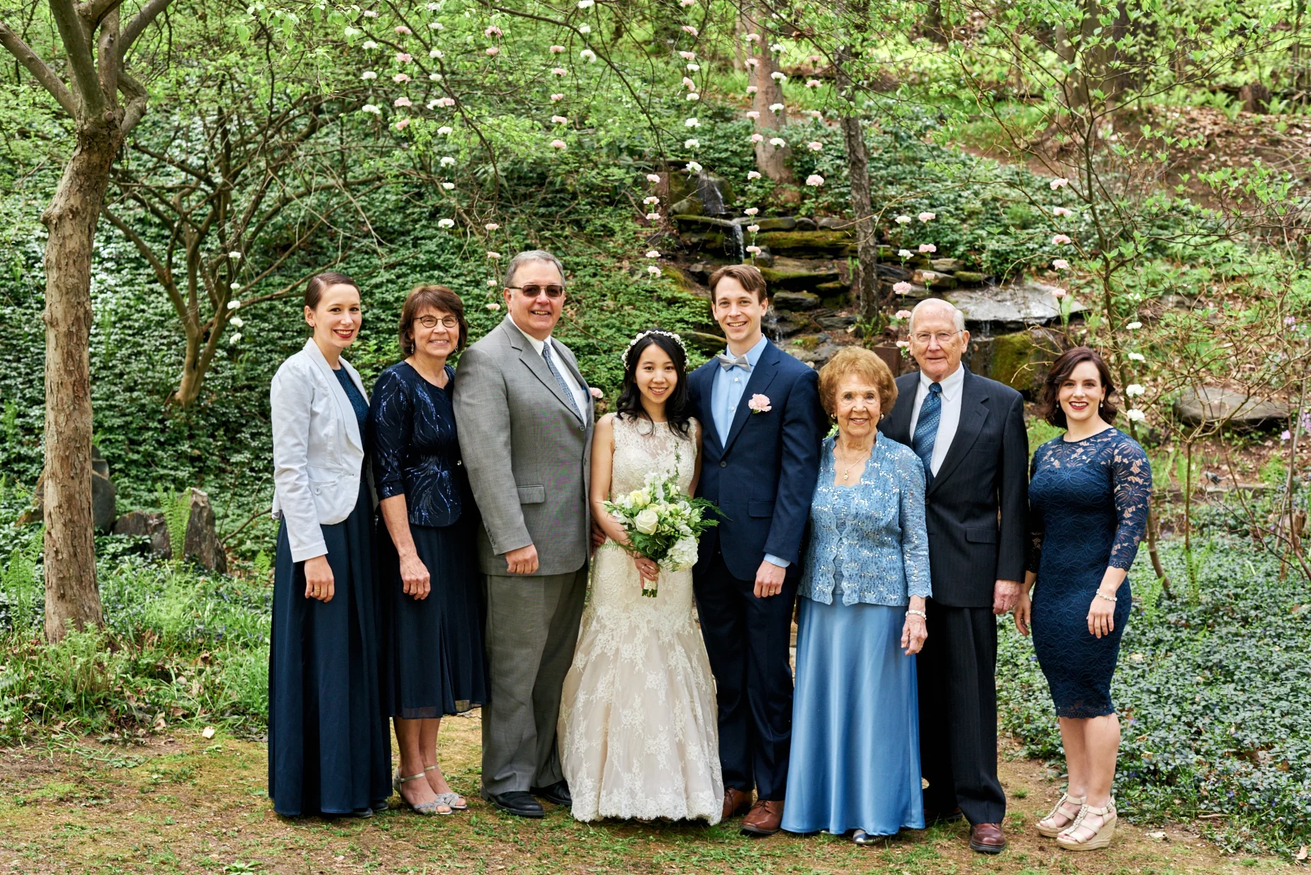 Angela and Josh's wedding at Nathan's Garden in Hanover, NH