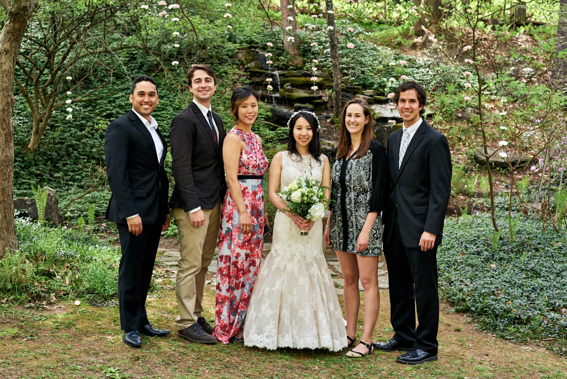 Angela and Josh's wedding at Nathan's Garden in Hanover, NH