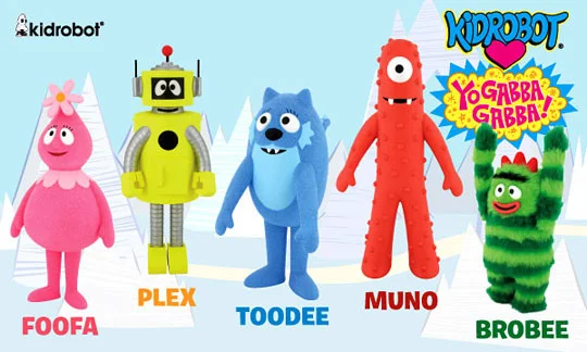 Yo Gabba Gabba! x Kidrobot