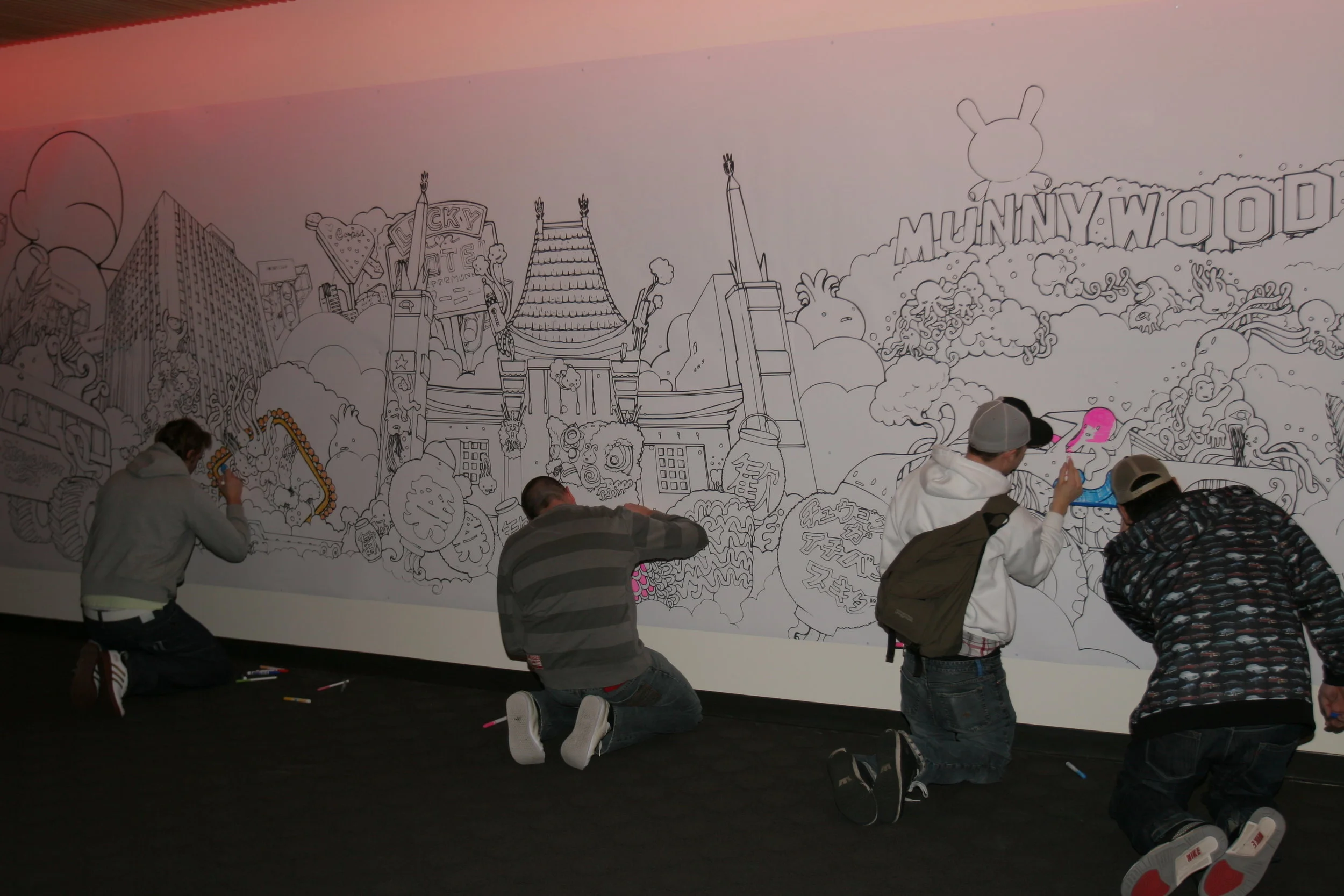 Public Coloring Wall