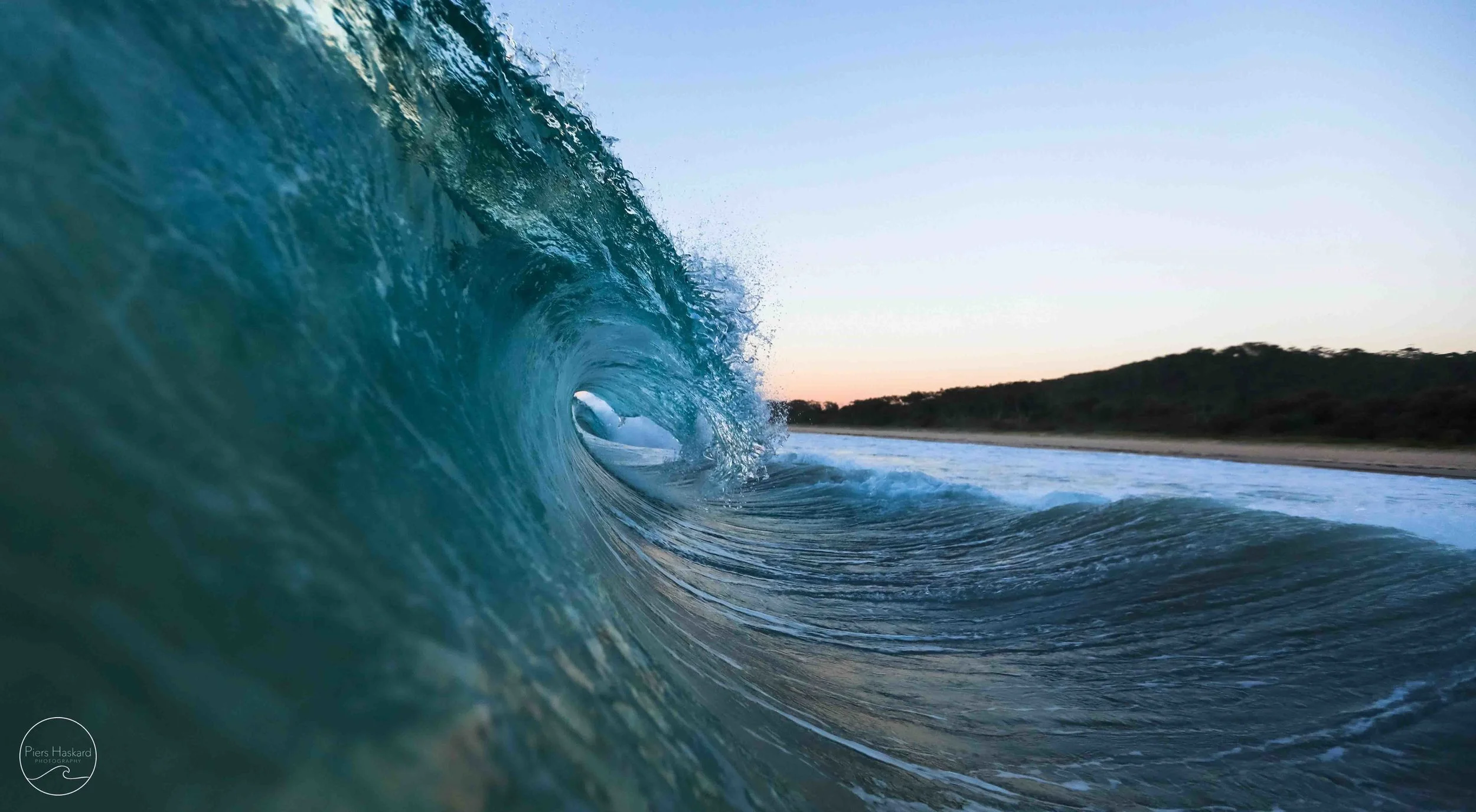 A few shore break waves to wake you up in the morning.