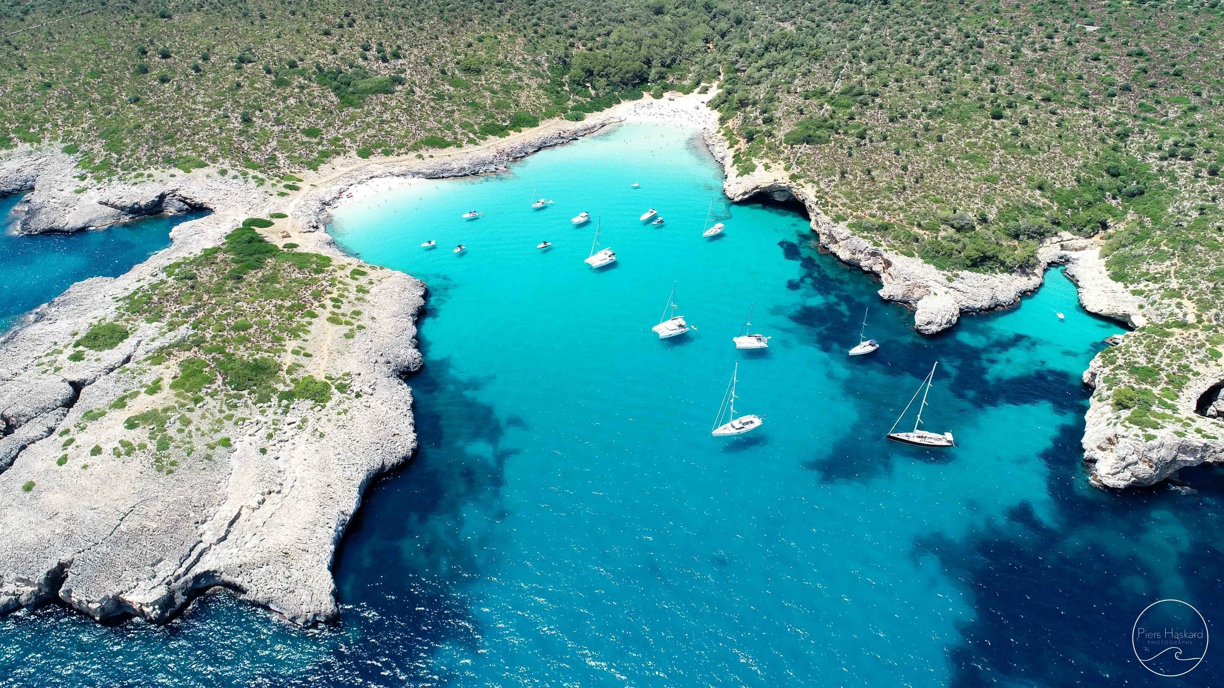 Cala Varques from above.