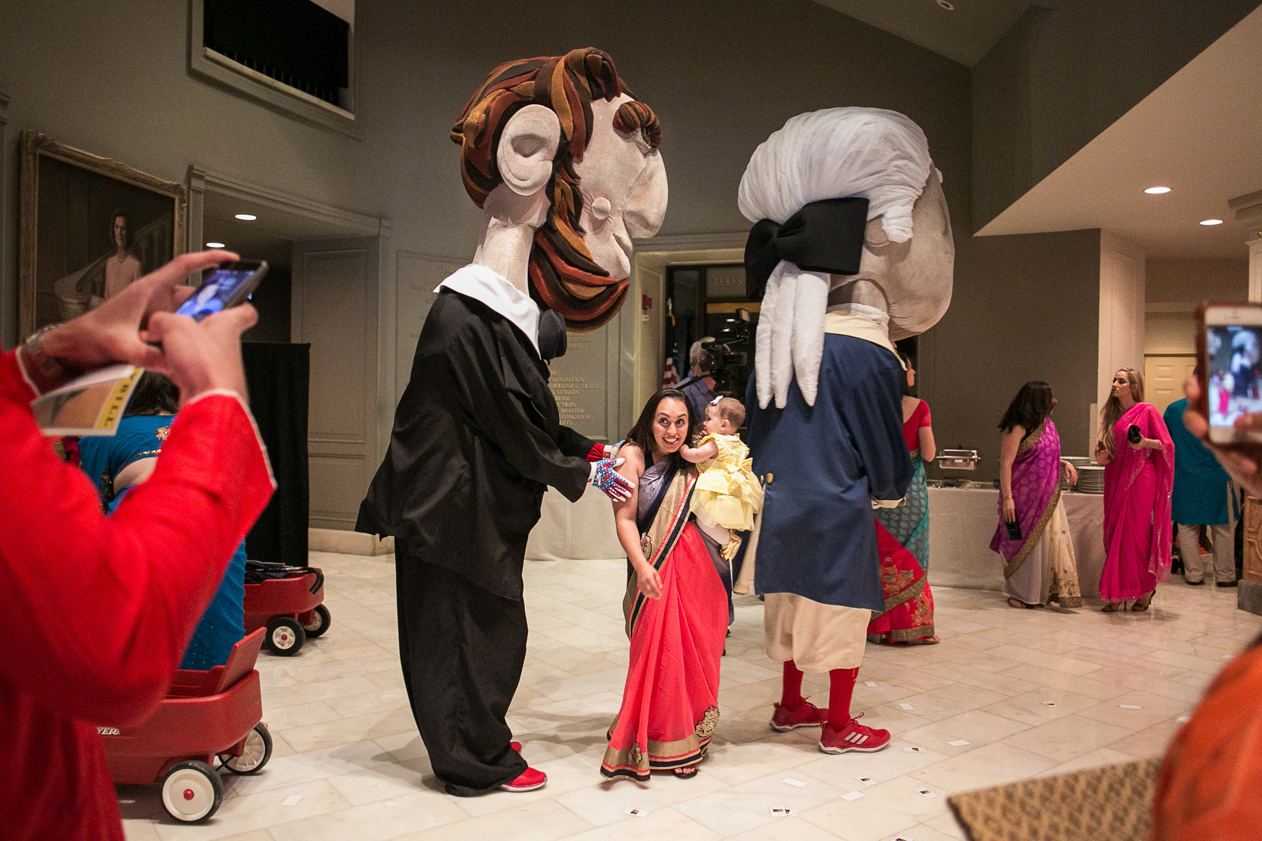 nationals mascots wedding