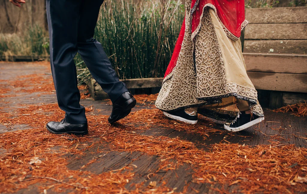 Gold Wedding Sneakers
