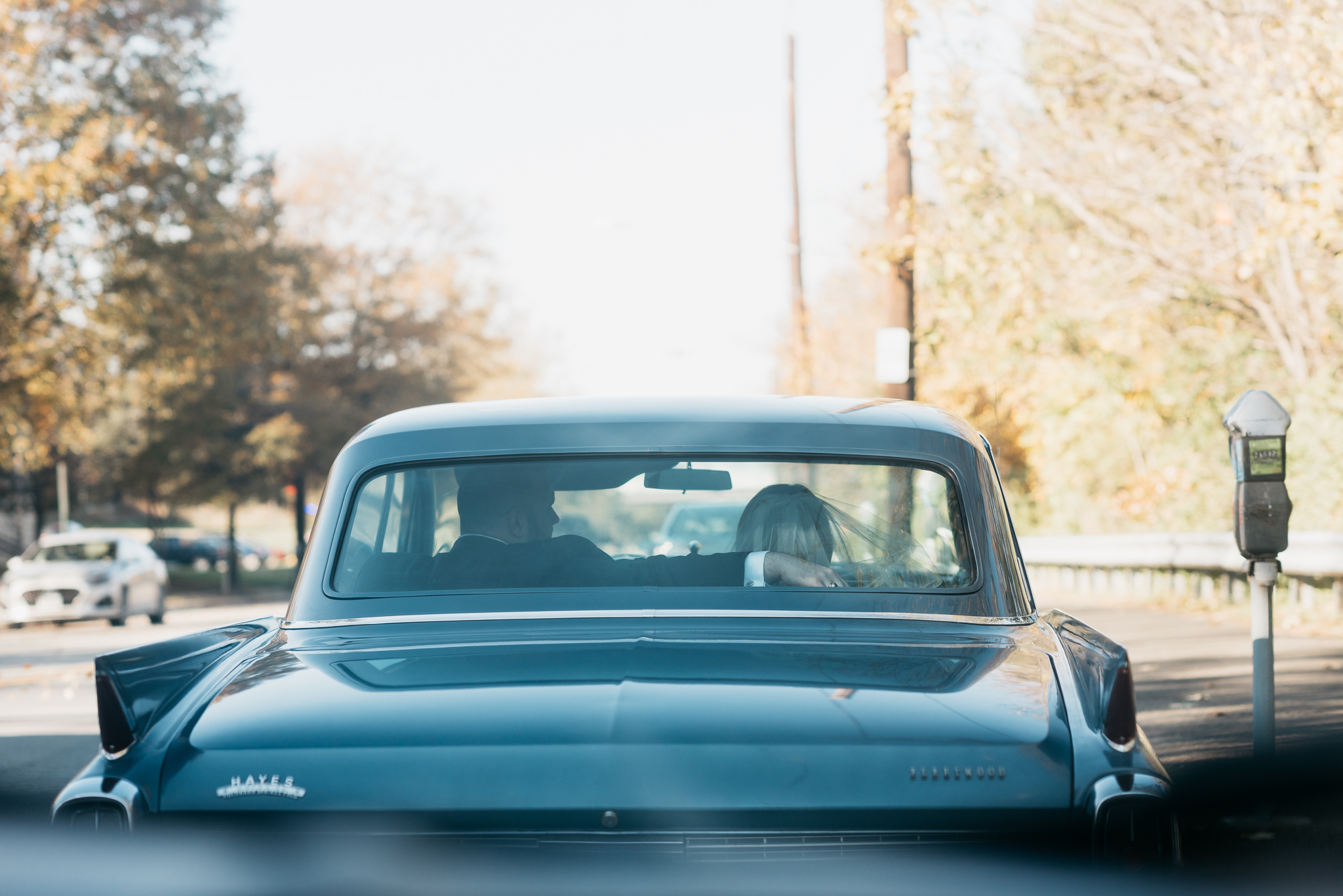 classic wedding car