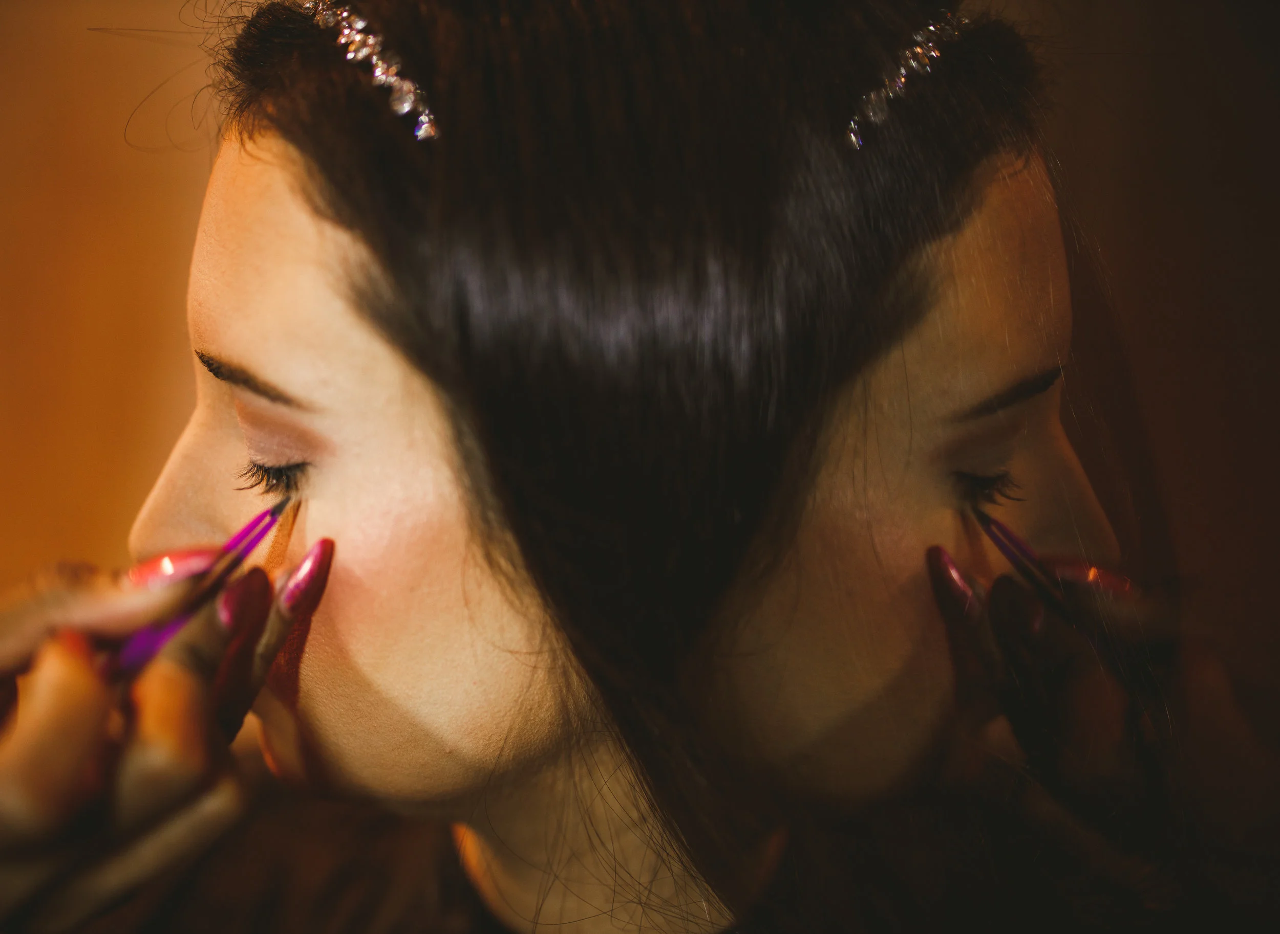 Bride hair and makeup