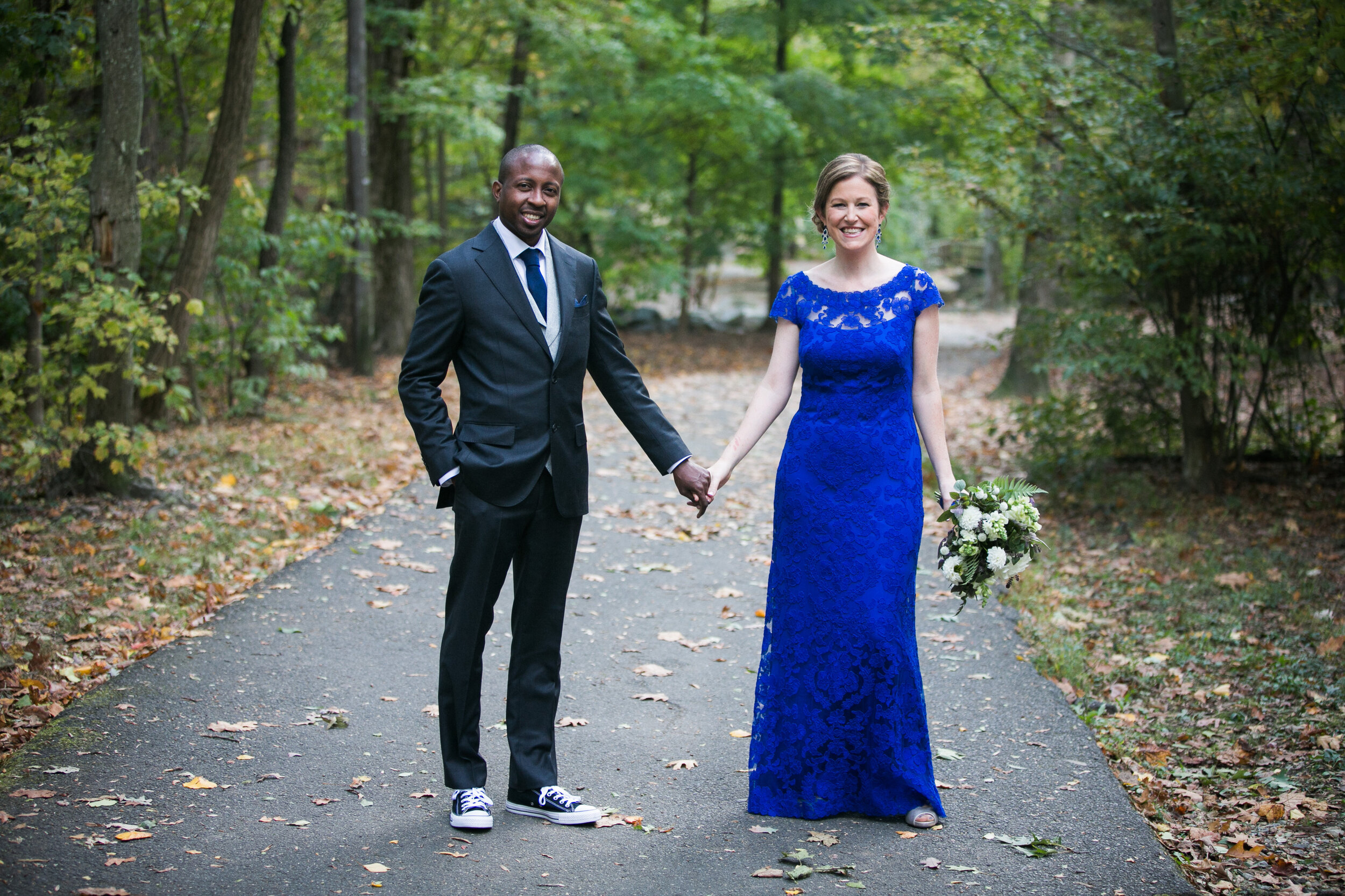  I adore Aileen’s gorgeous bright blue gown 