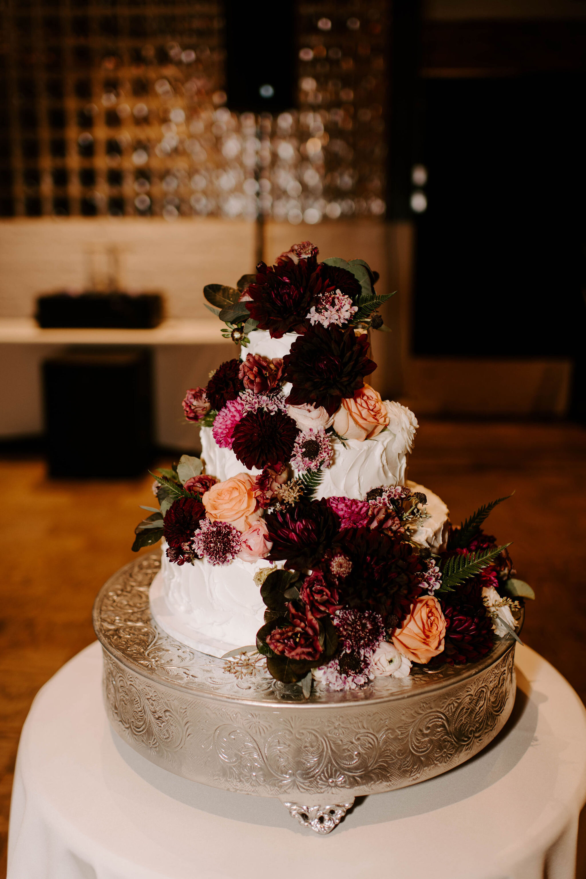 fall wedding cake