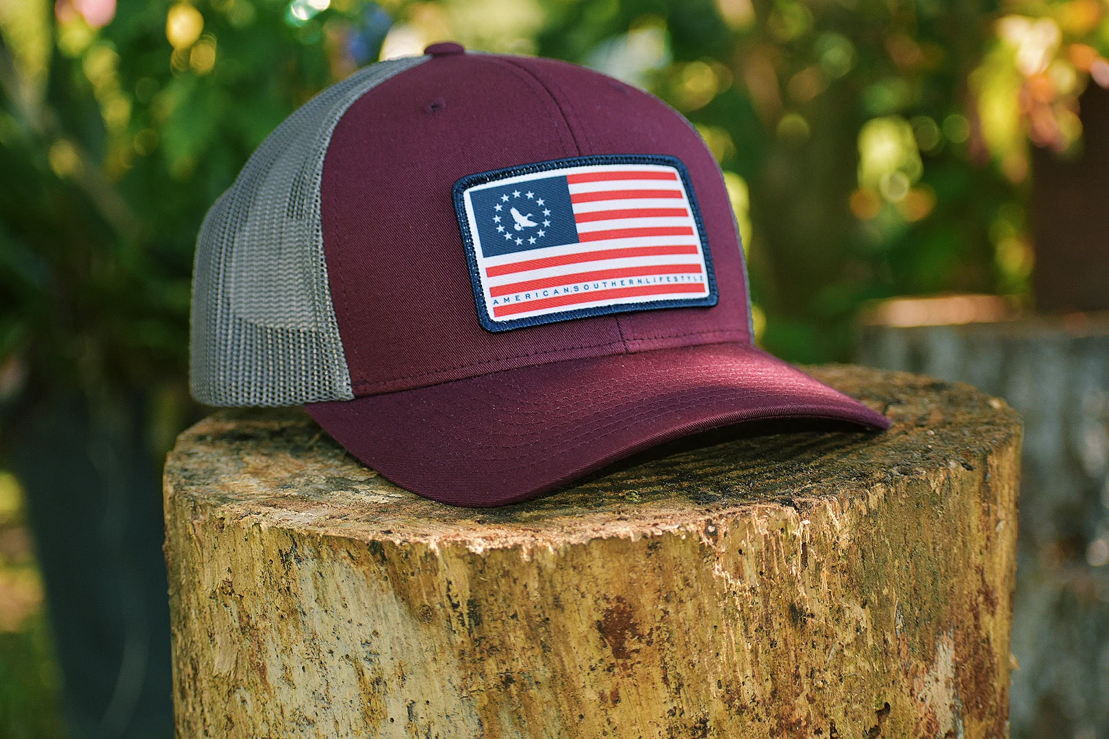 american patch hat
