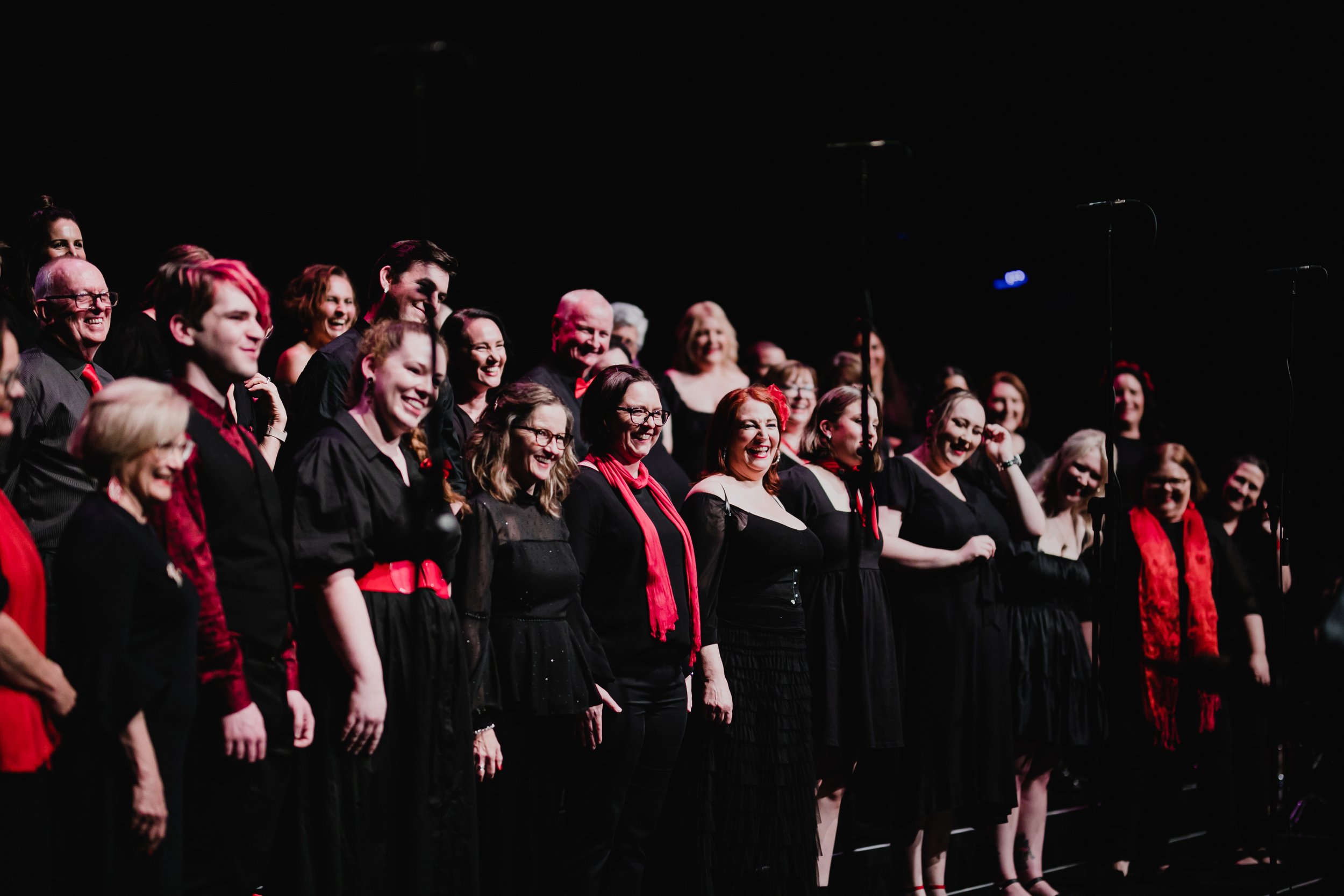 The Little Red Choir 2023 (Photo by Cassidy Cloupet)