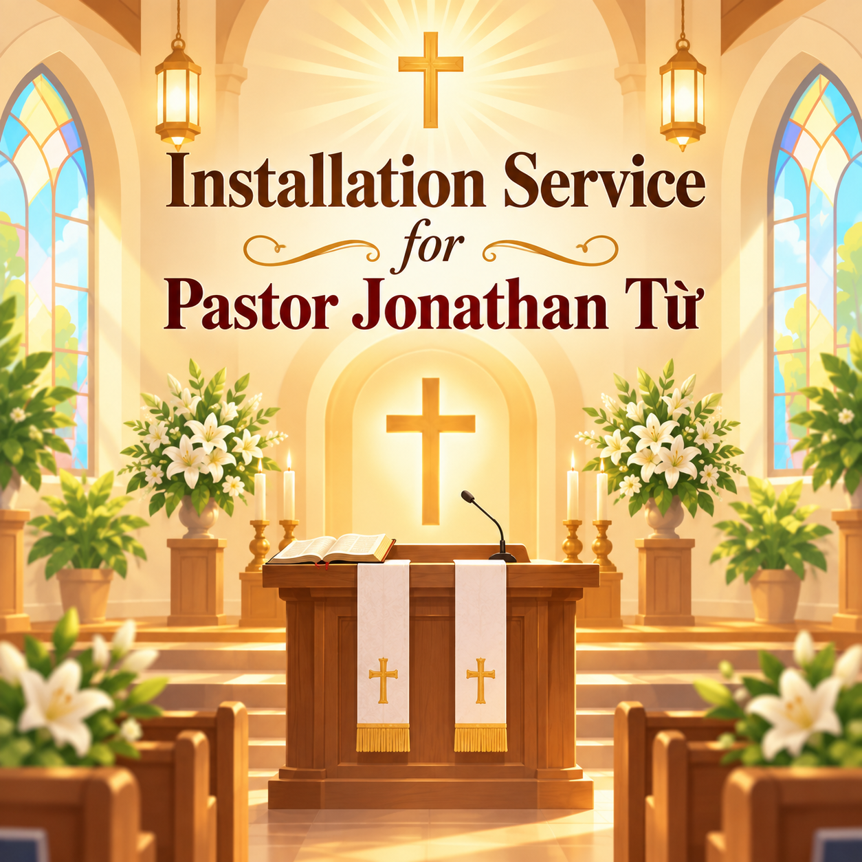 Lễ Bổ Nhiệm Mục Sư Jonathan Từ