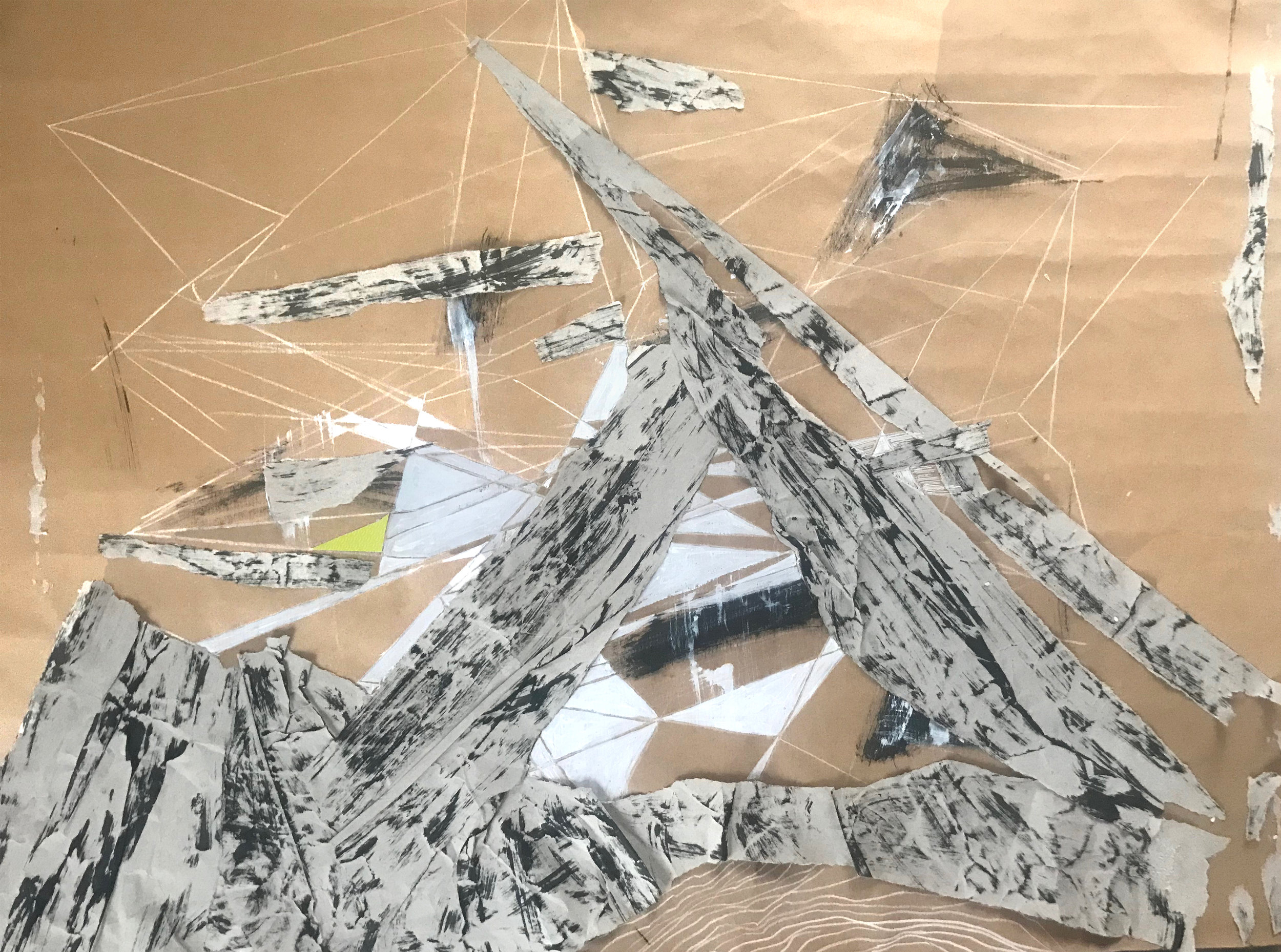 Geo structures 56x75cm (22x29")