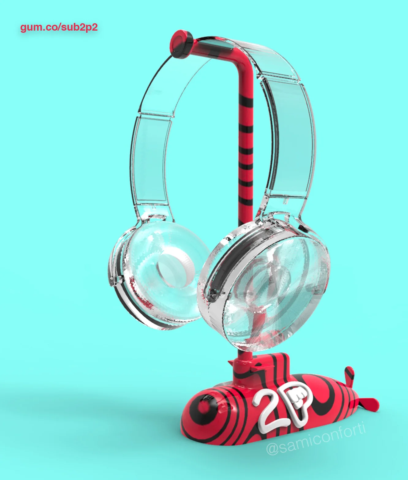 Headset Holder (Based on submarine design)