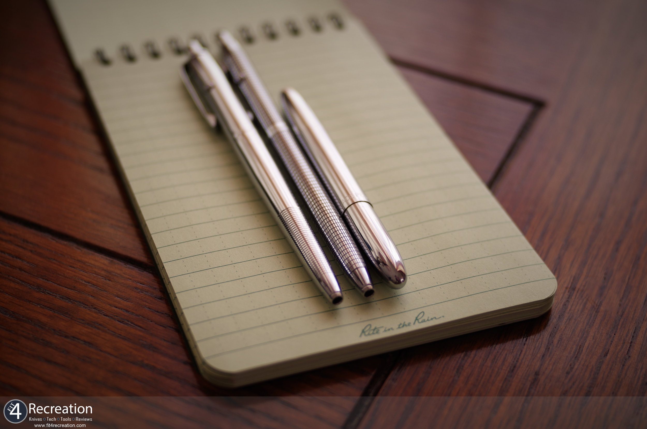 Fisher AG-7 (Left), Fisher Shuttle Pen (Center), Fisher Bullet (Right/Closed)
